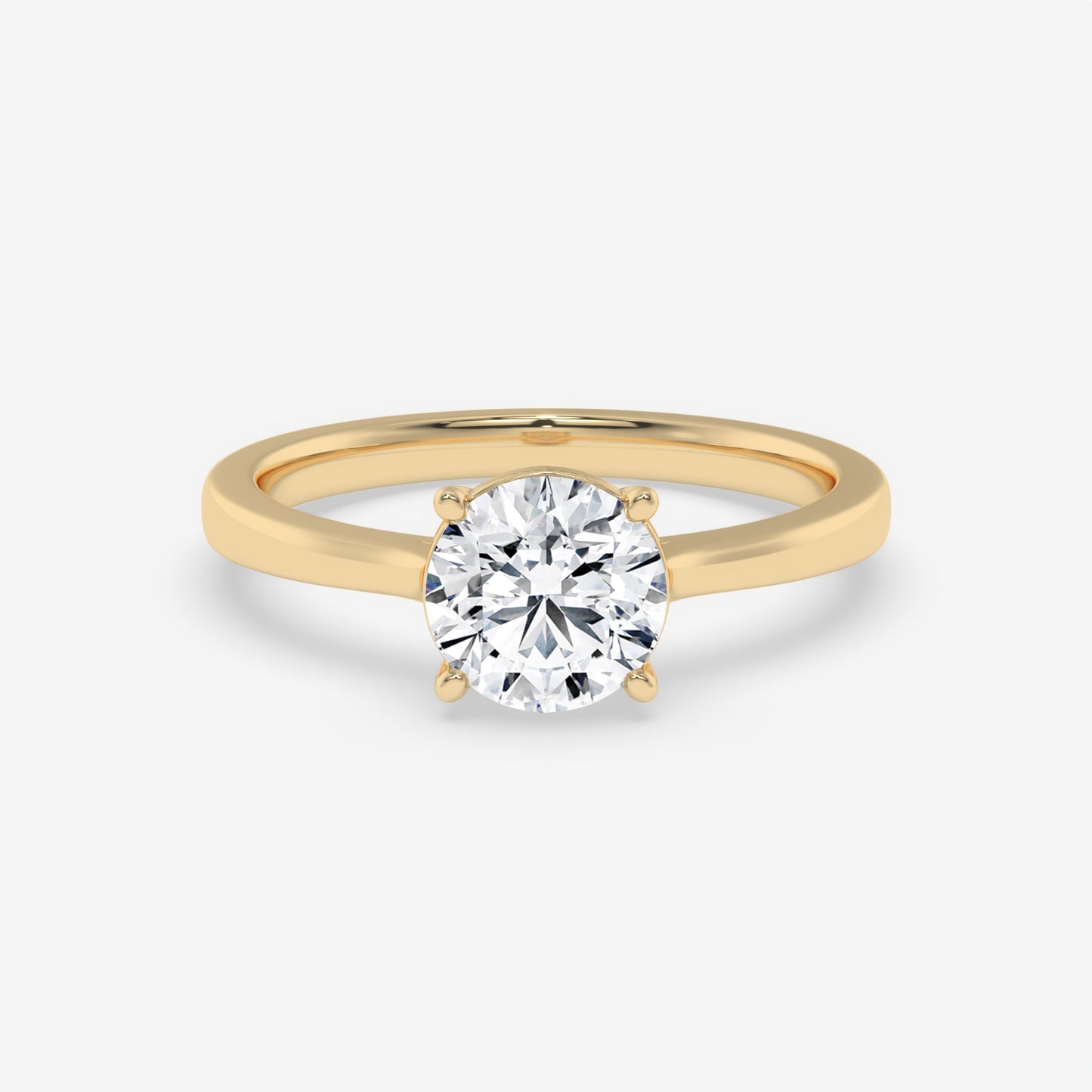 Classic Elegance Solitaire Ring - Round