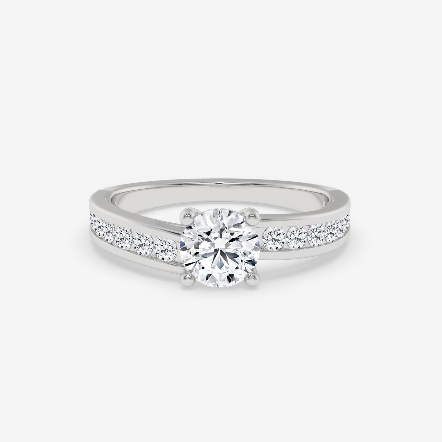 Radiant Cascade Ring - Round
