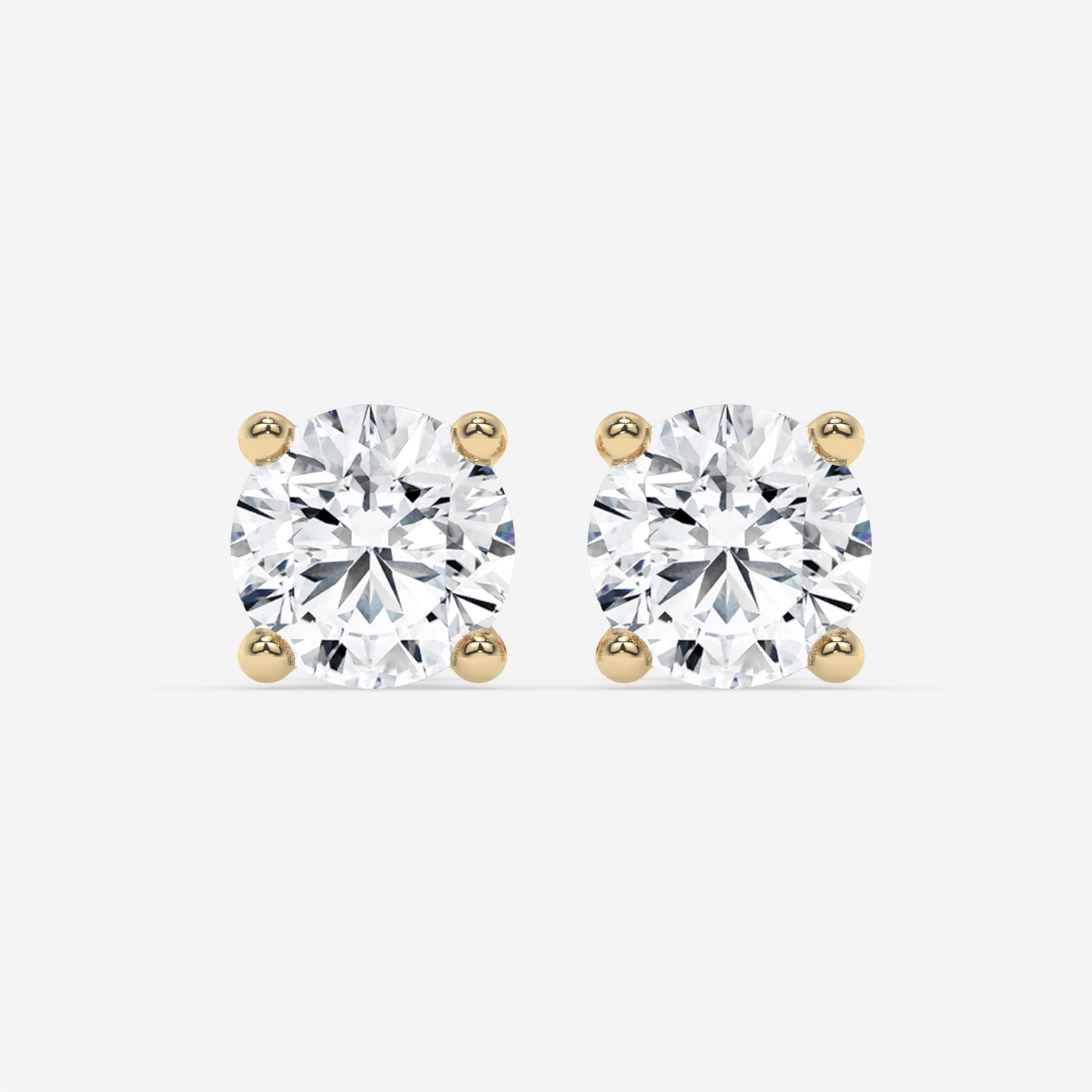 Timeless Elegance Stud Earrings - Round