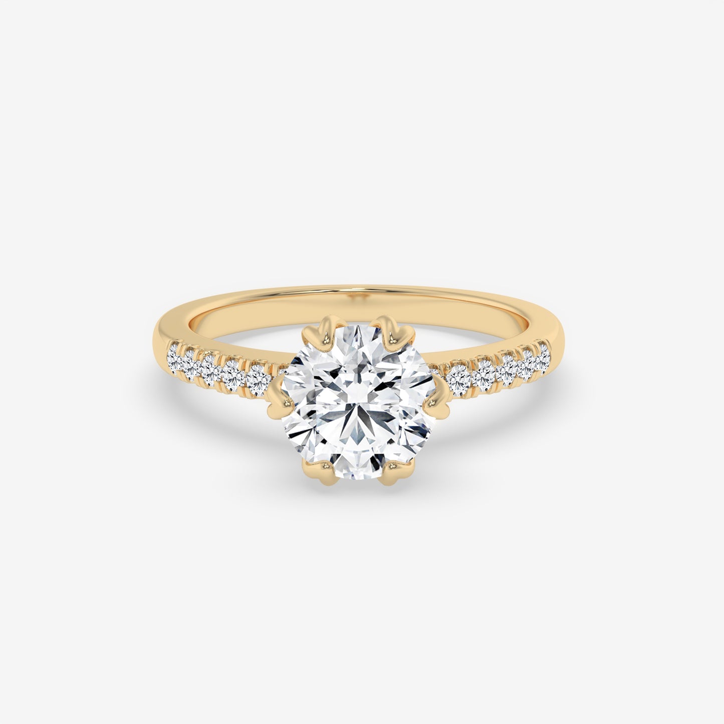 Celestial Bloom Ring - Round