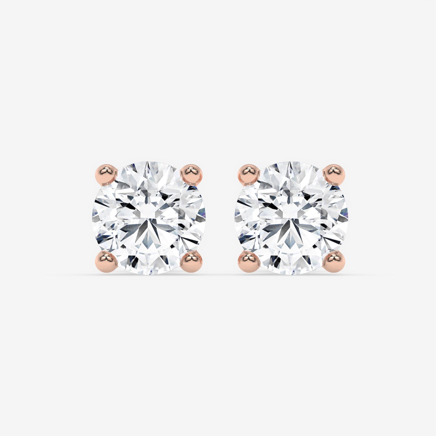 Timeless Elegance Stud Earrings - Round
