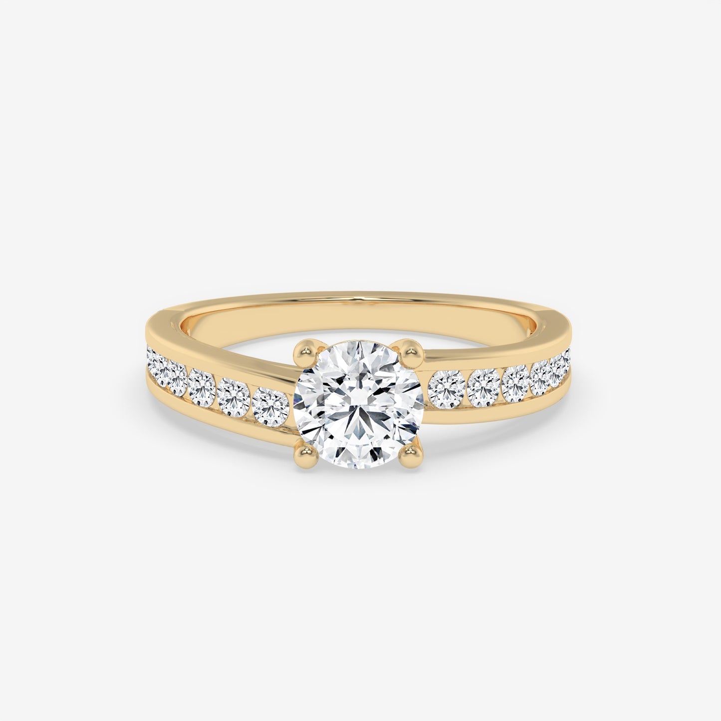 Radiant Cascade Ring - Round