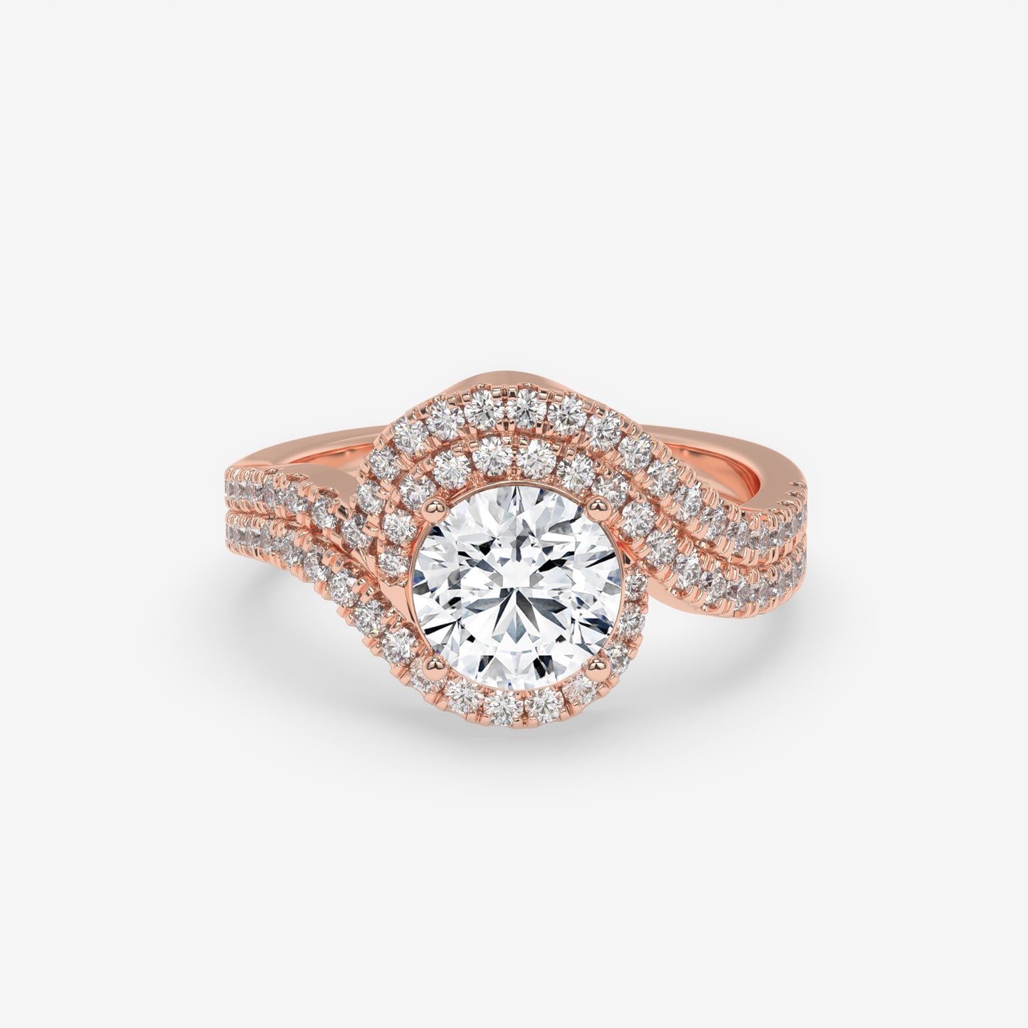 Starlit Waves Ring - Round