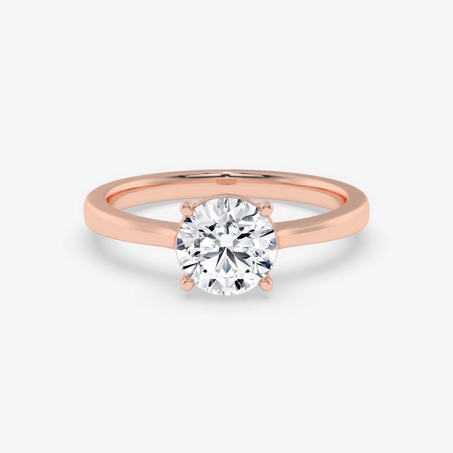 Classic Elegance Solitaire Ring - Round