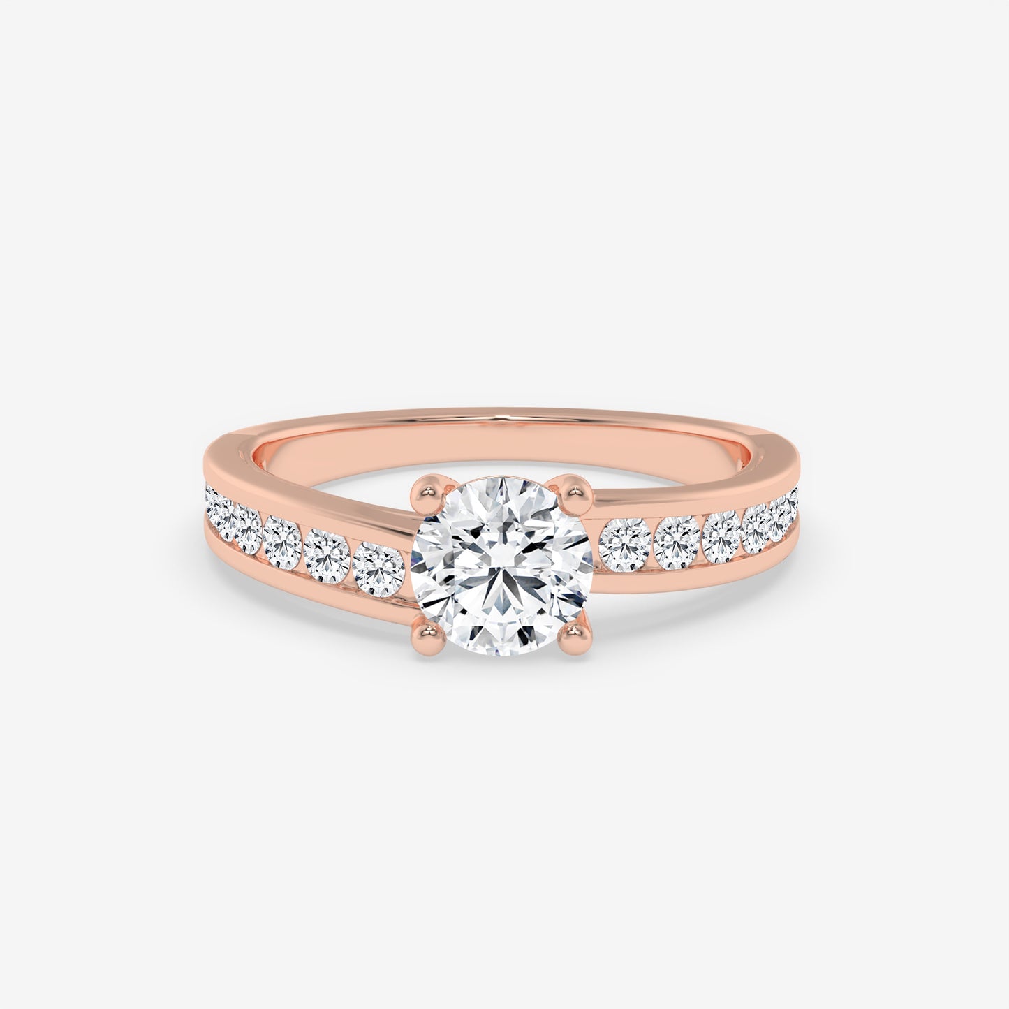 Radiant Cascade Ring - Round