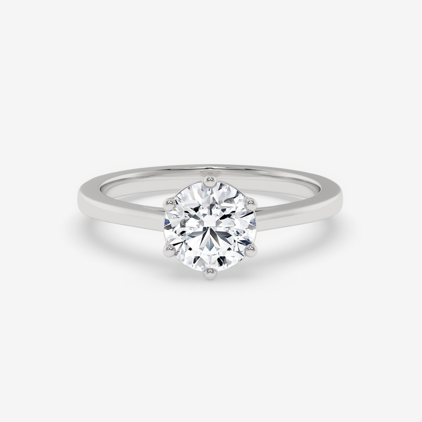 Timeless Elegance Solitaire Ring - Round
