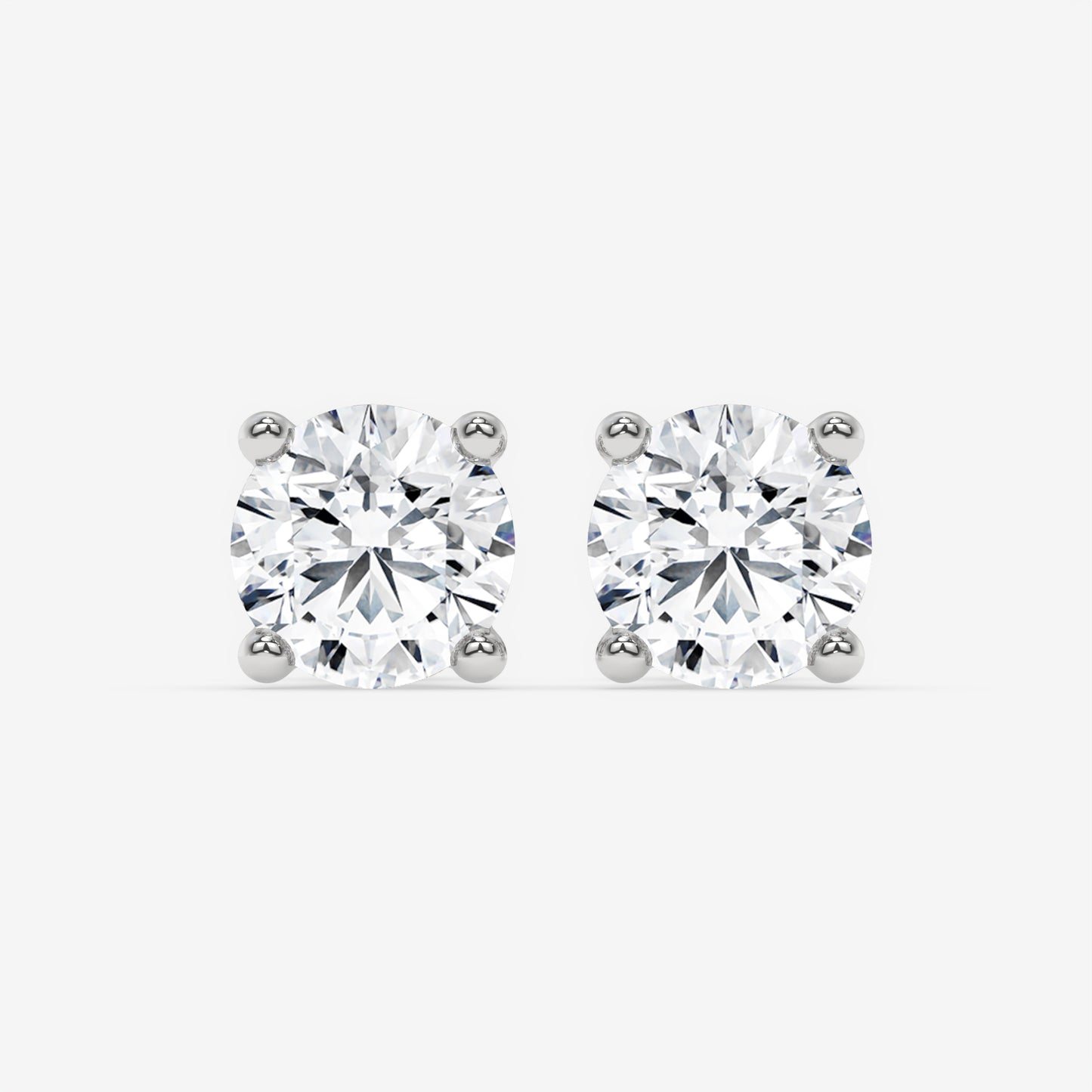 Timeless Elegance Stud Earrings - Round