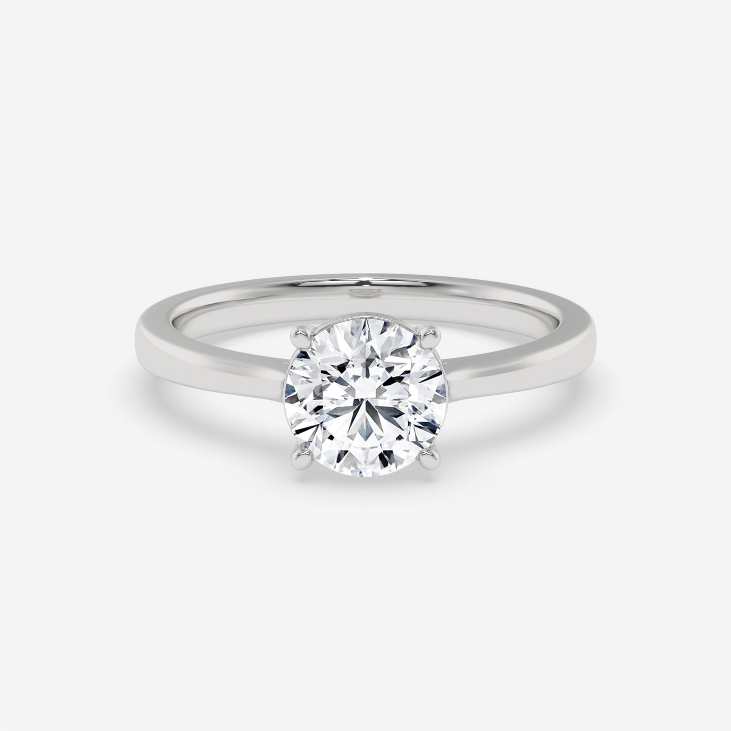 Classic Elegance Solitaire Ring - Round