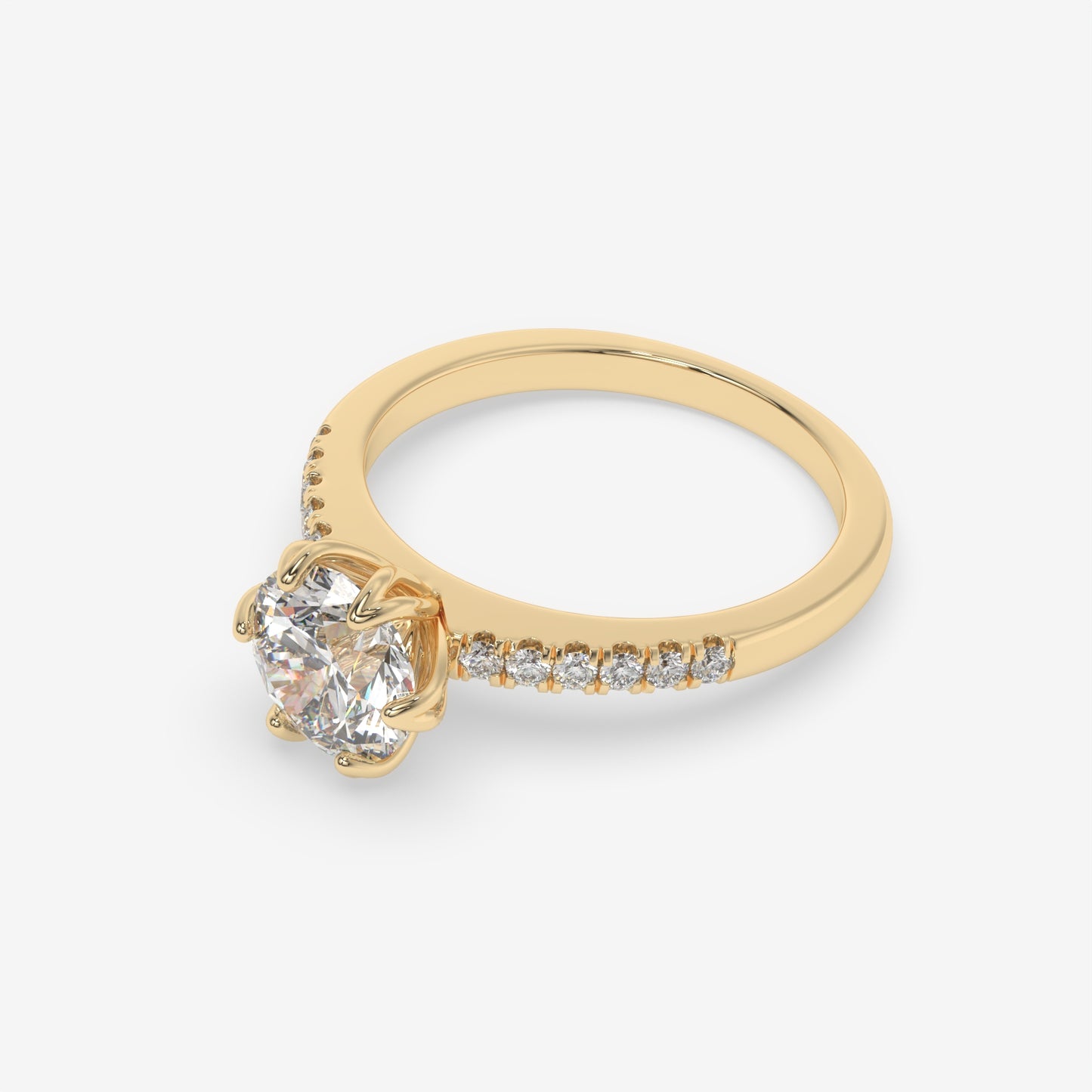 Celestial Bloom Ring - Round