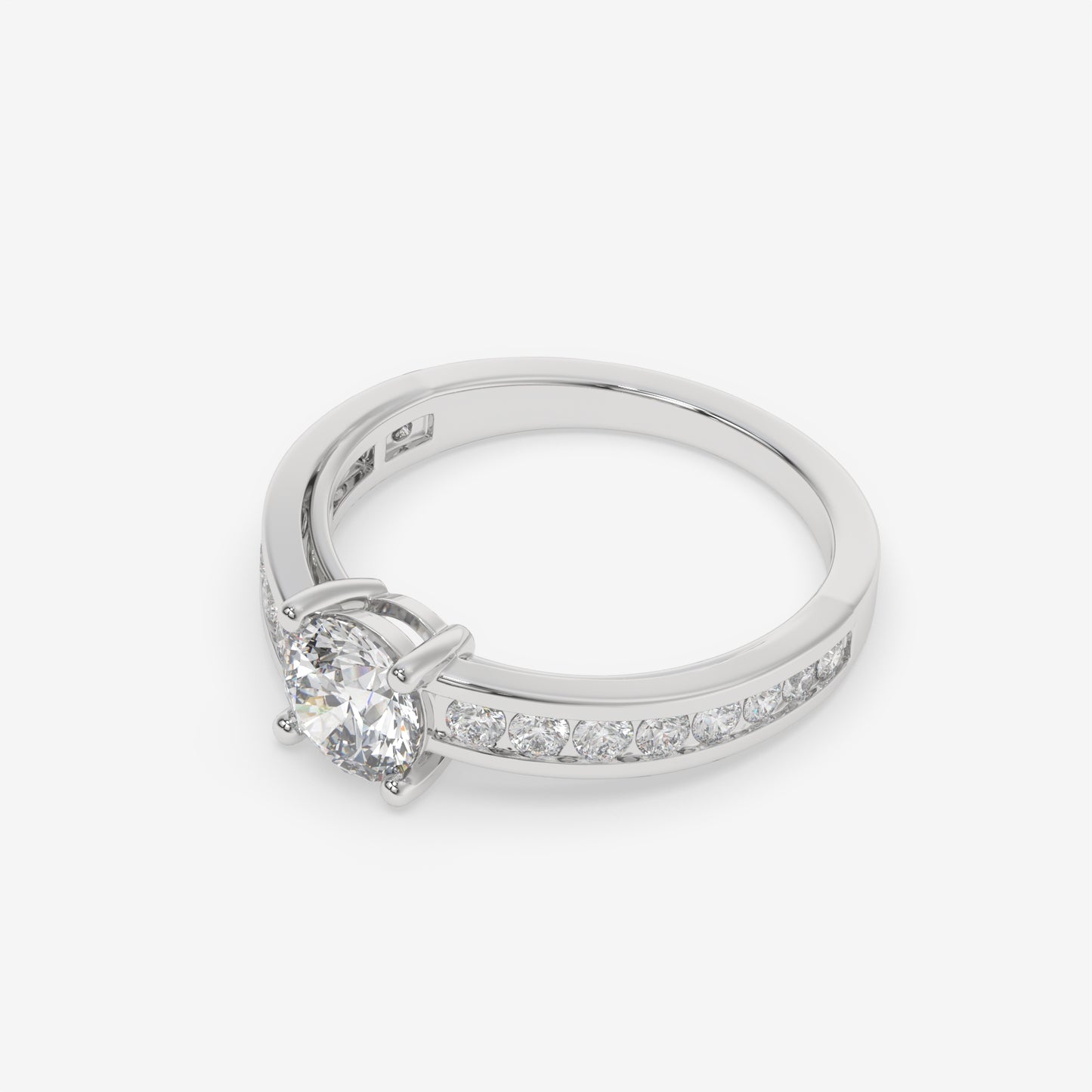 Radiant Cascade Ring - Round