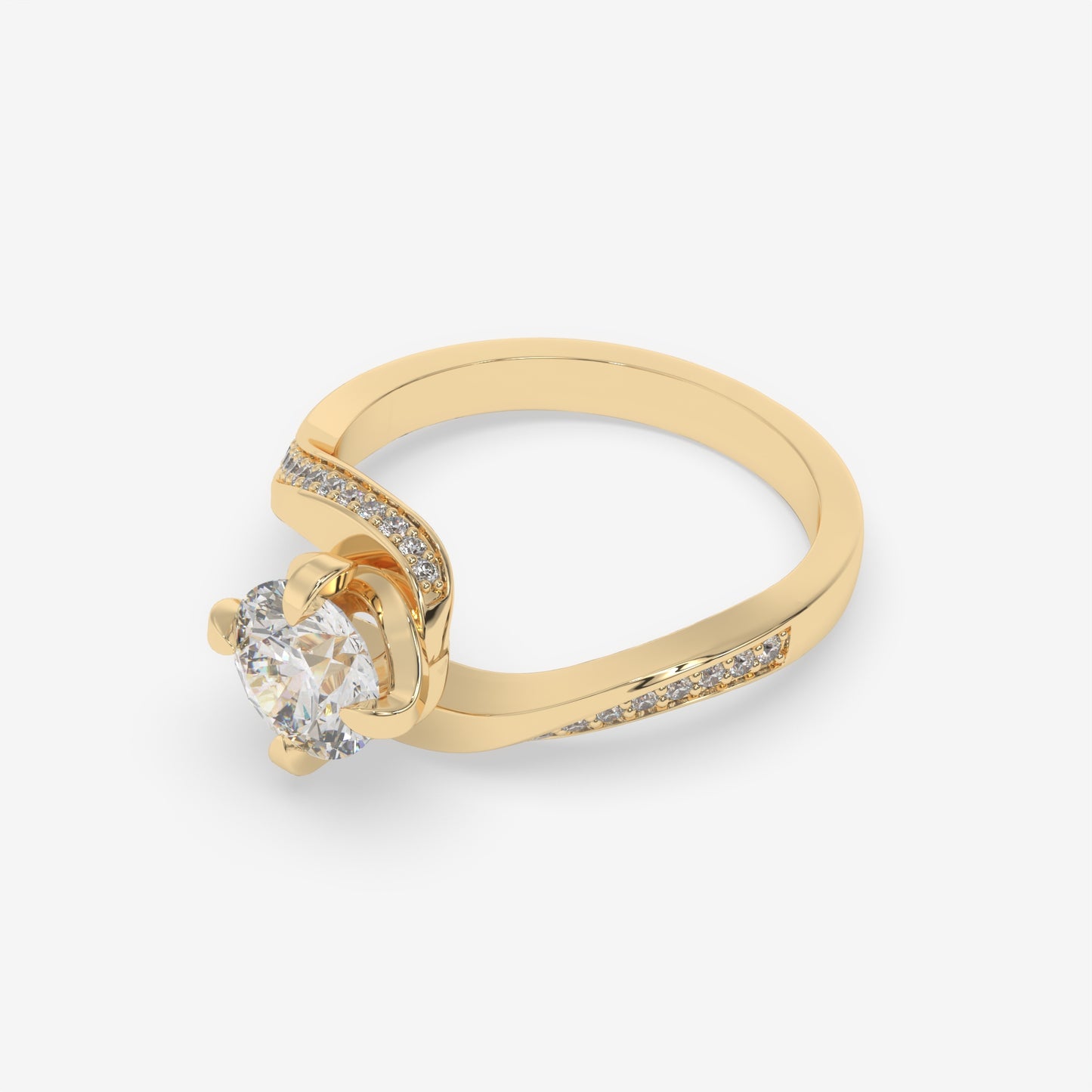 Celestial Embrace Ring - Round
