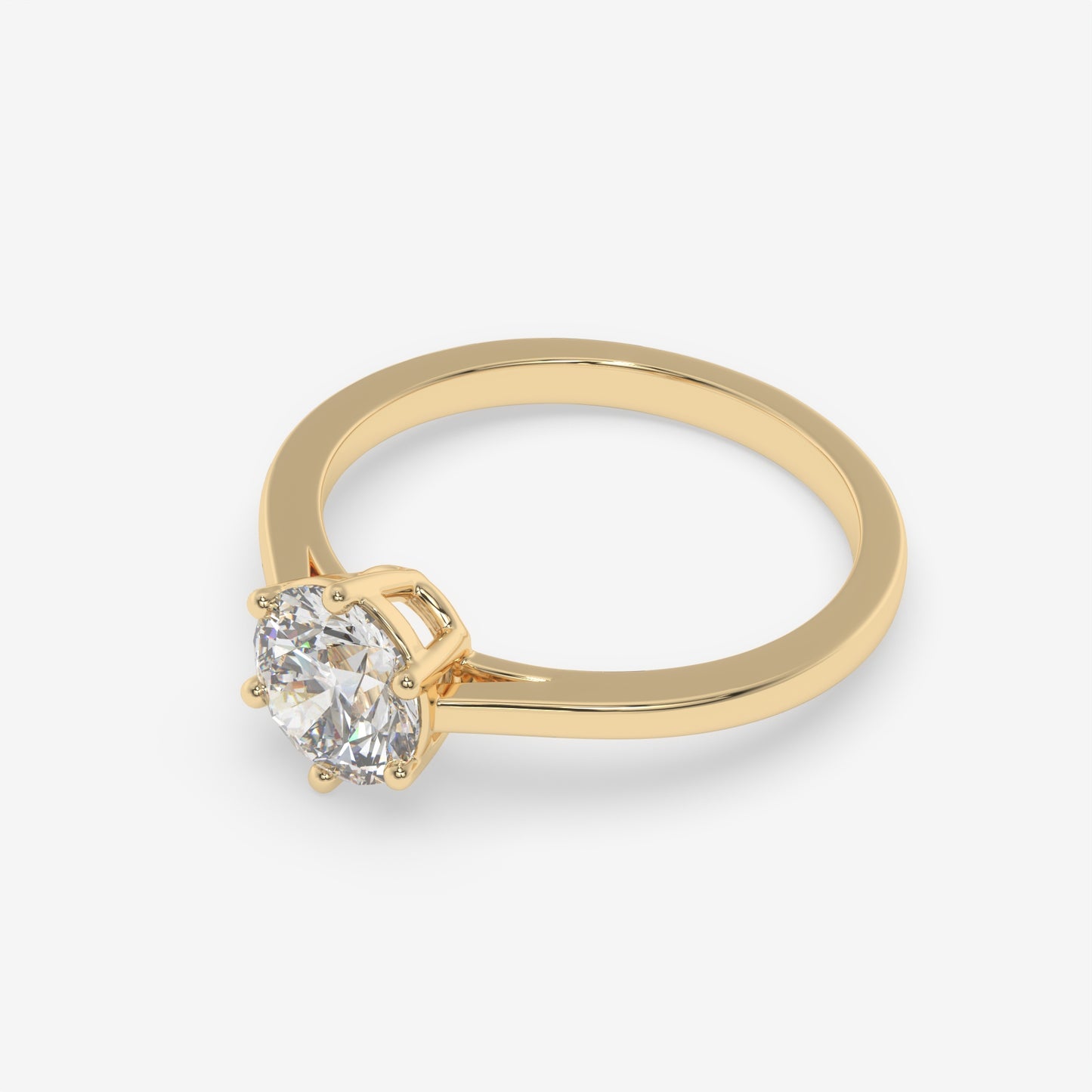 Timeless Elegance Solitaire Ring - Round