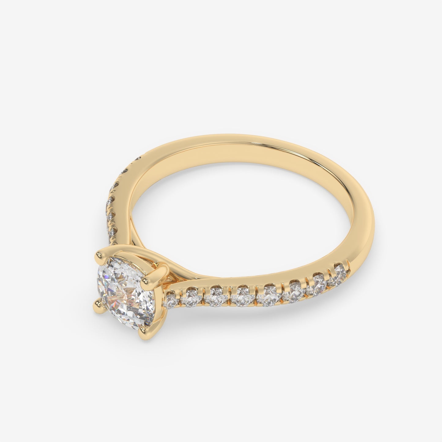 Timeless Elegance Round Diamond Engagement Ring - Round