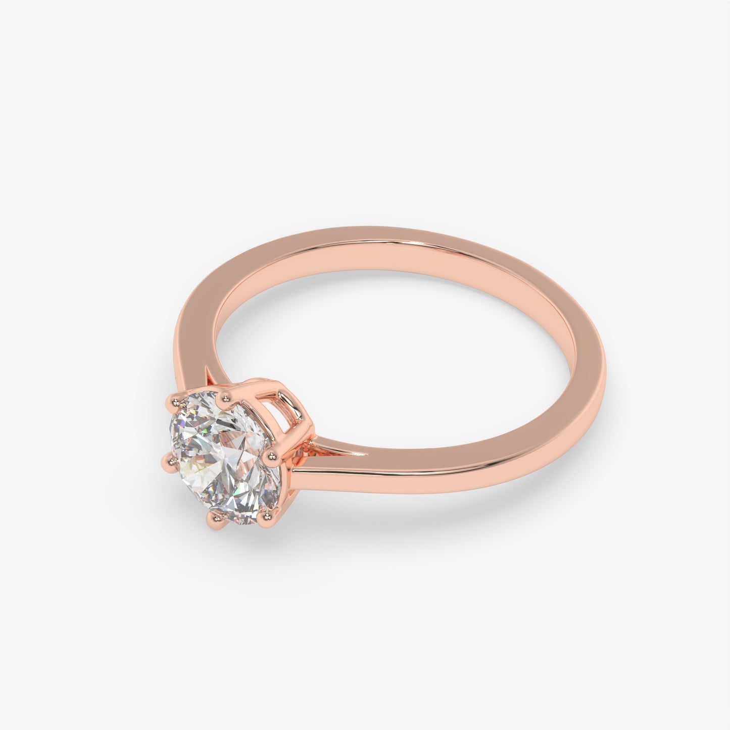 Timeless Elegance Solitaire Ring - Round