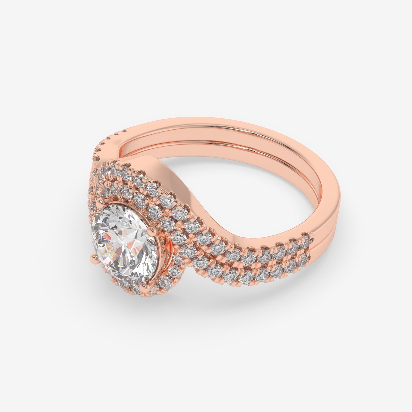 Starlit Waves Ring - Round