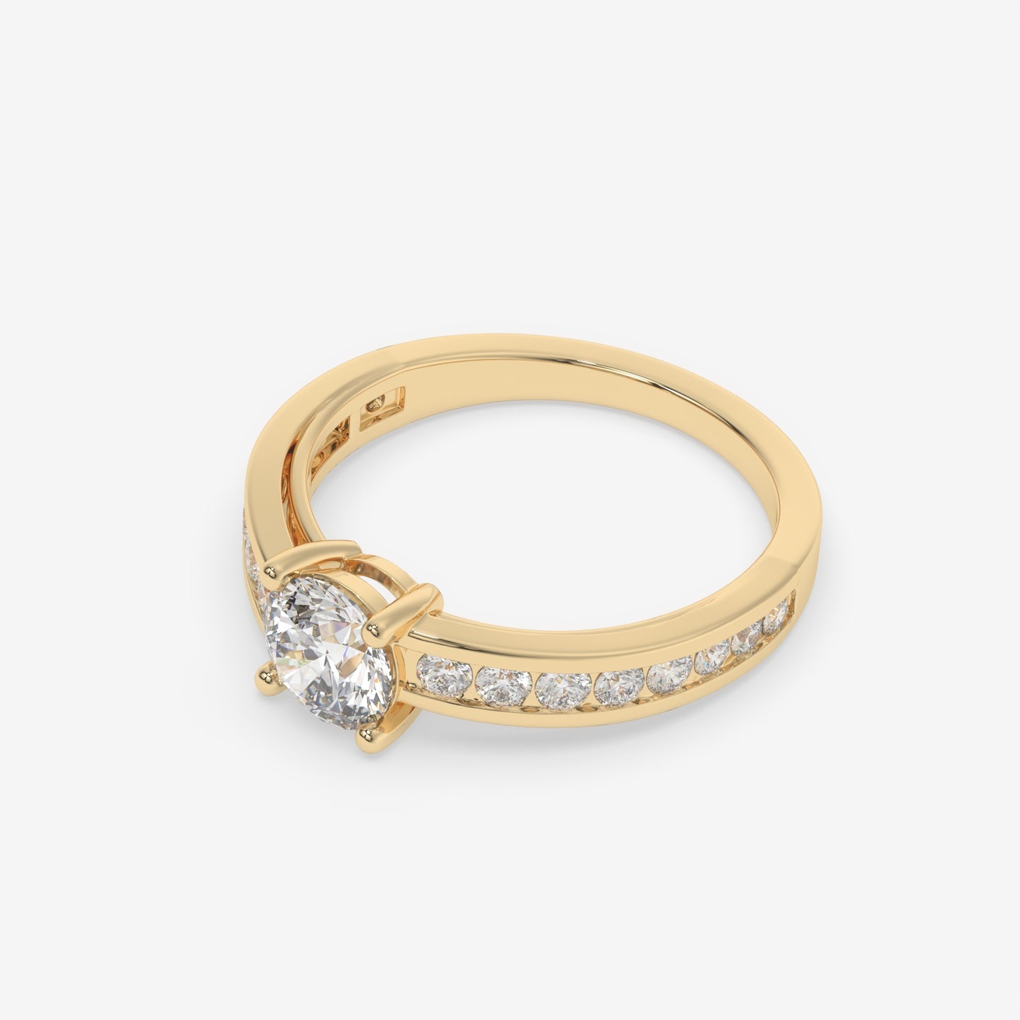 Radiant Cascade Ring - Round