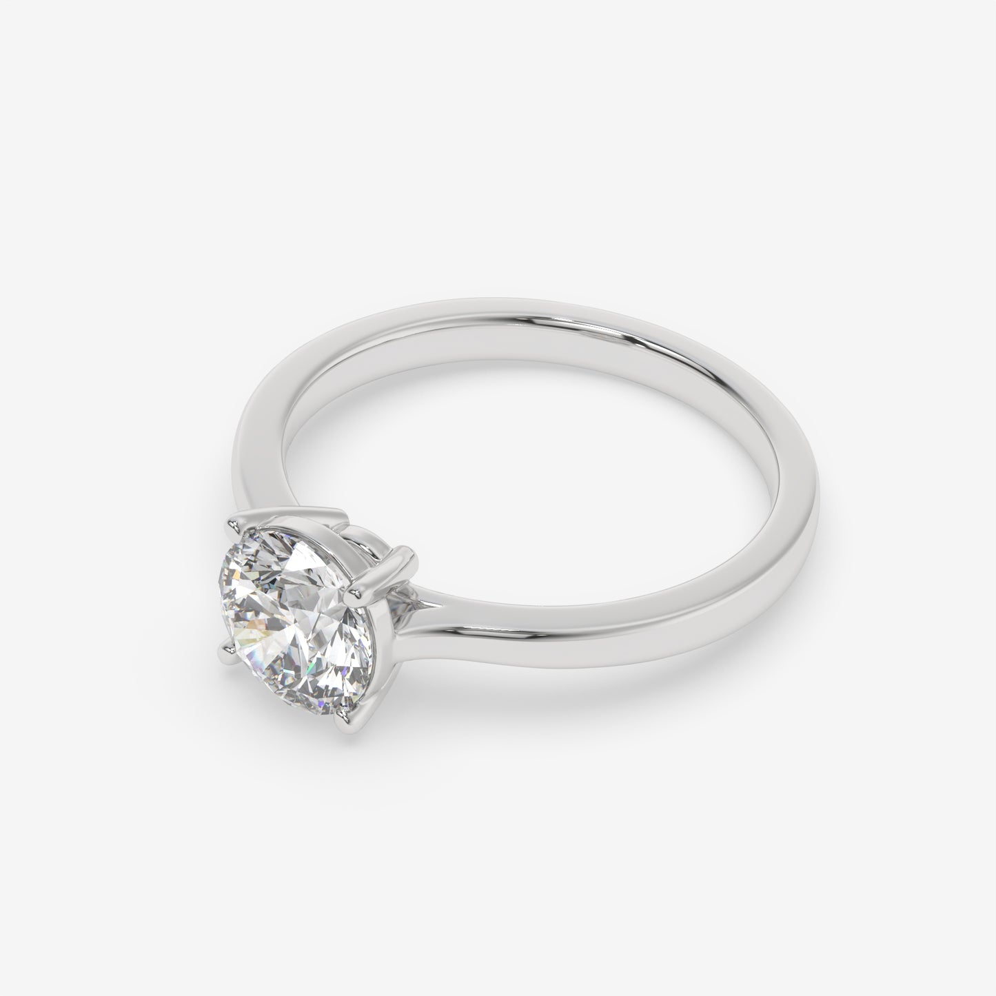 Classic Elegance Solitaire Ring - Round