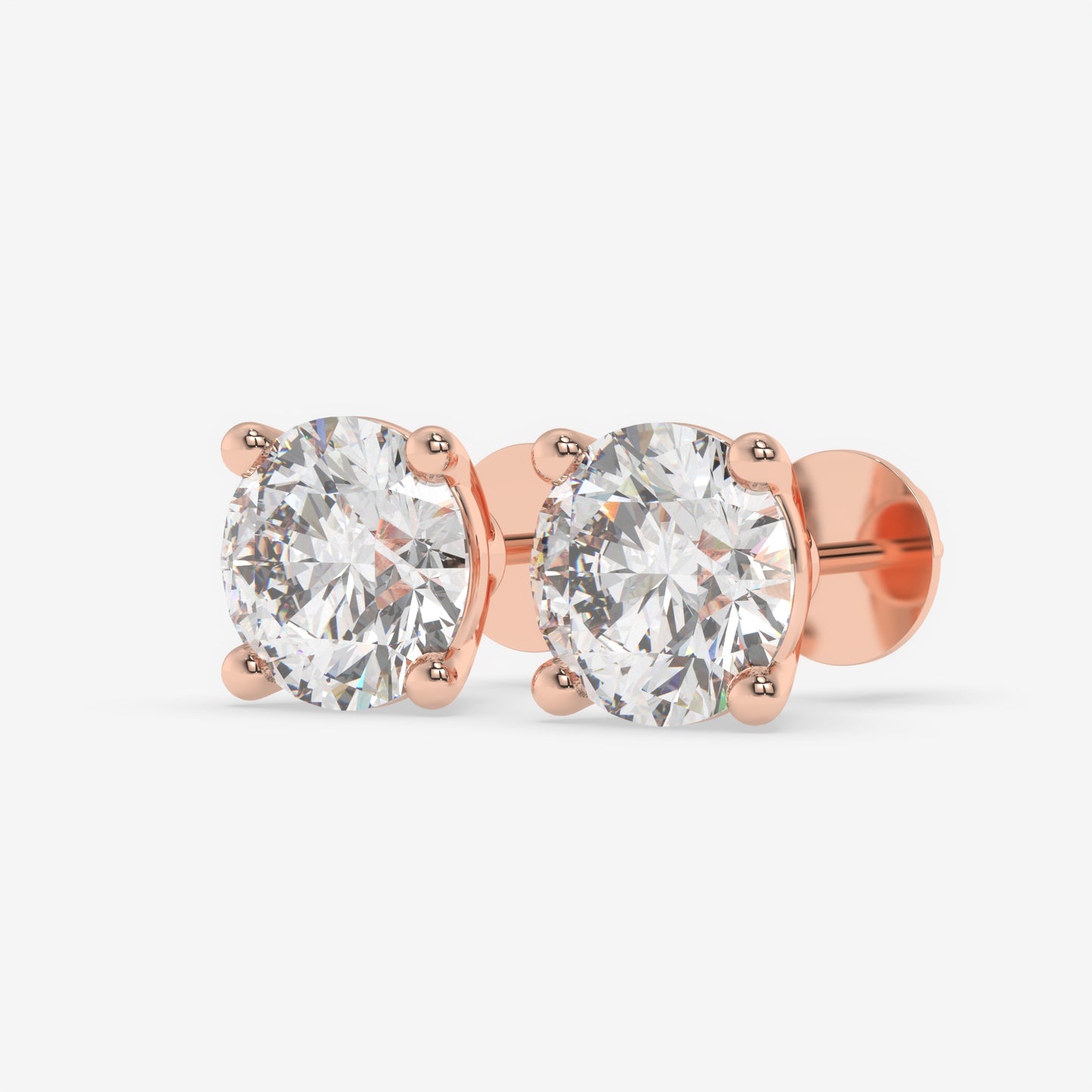 Timeless Elegance Stud Earrings - Round