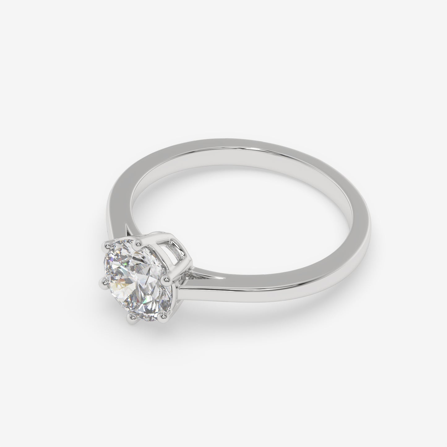 Timeless Elegance Solitaire Ring - Round