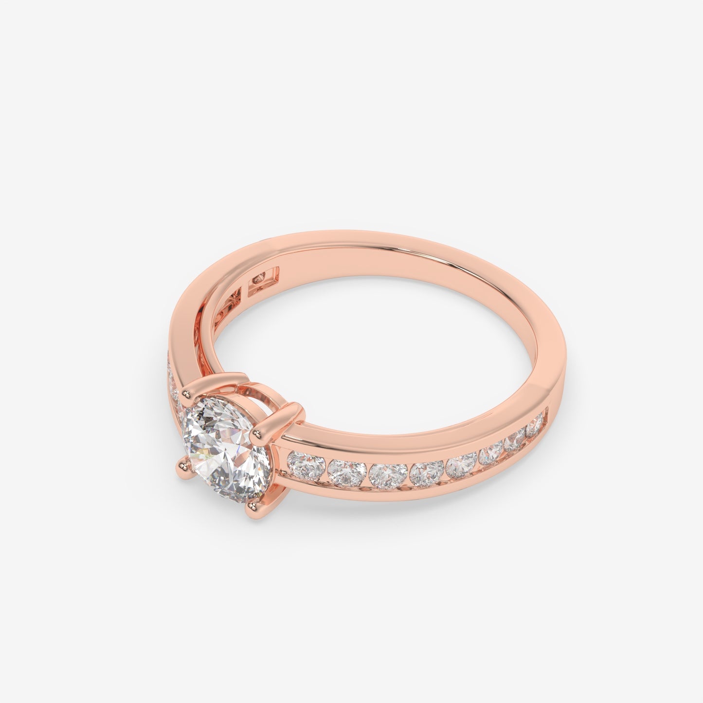 Radiant Cascade Ring - Round