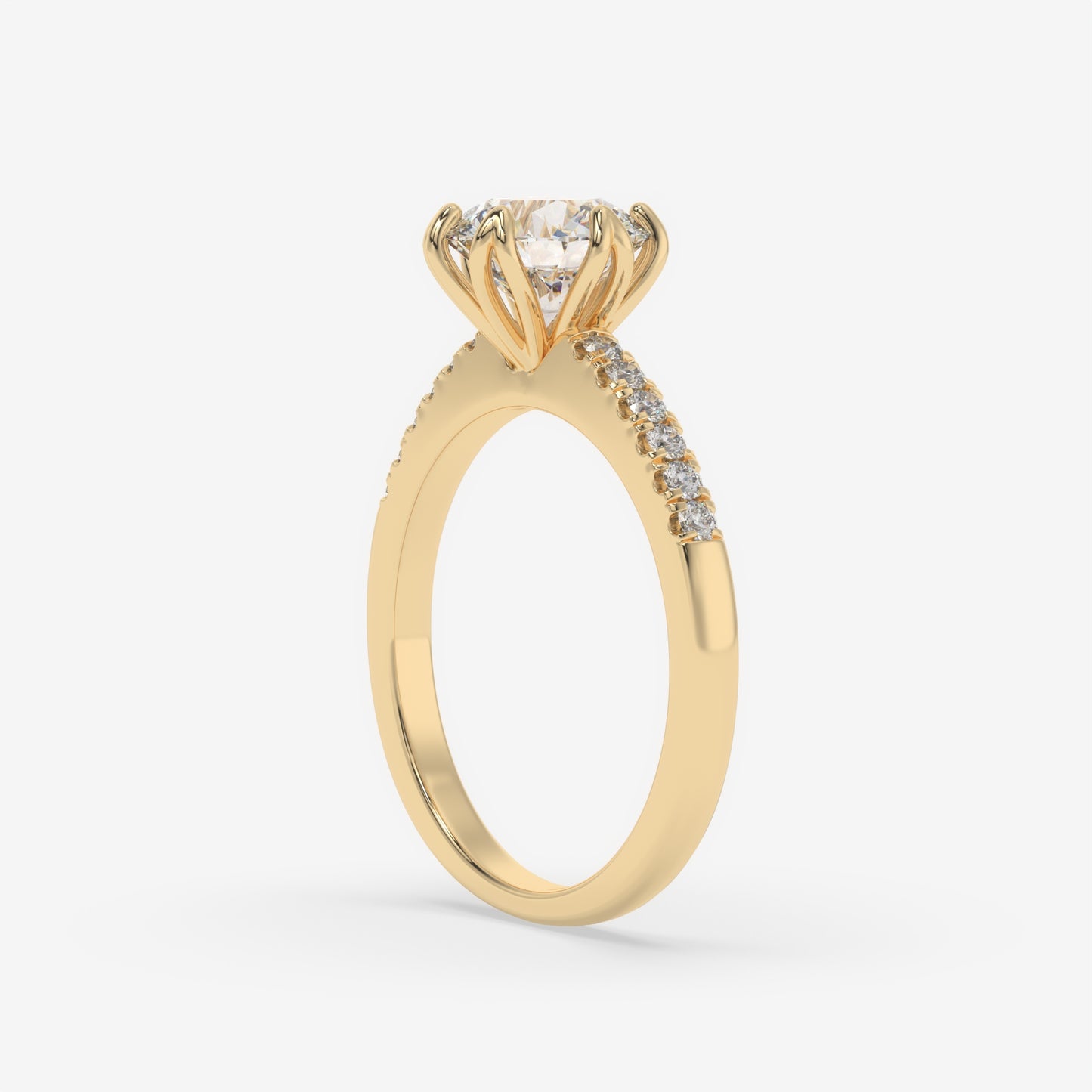 Celestial Bloom Ring - Round