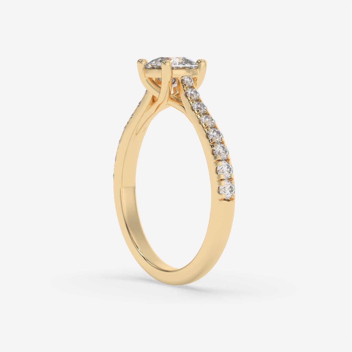 Timeless Elegance Round Diamond Engagement Ring - Round