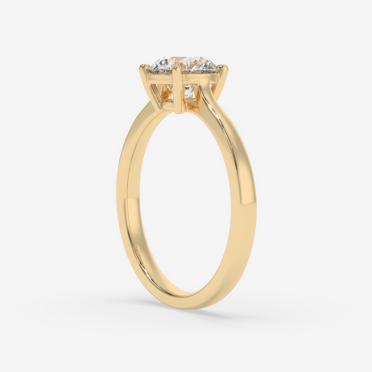Classic Elegance Solitaire Ring - Round