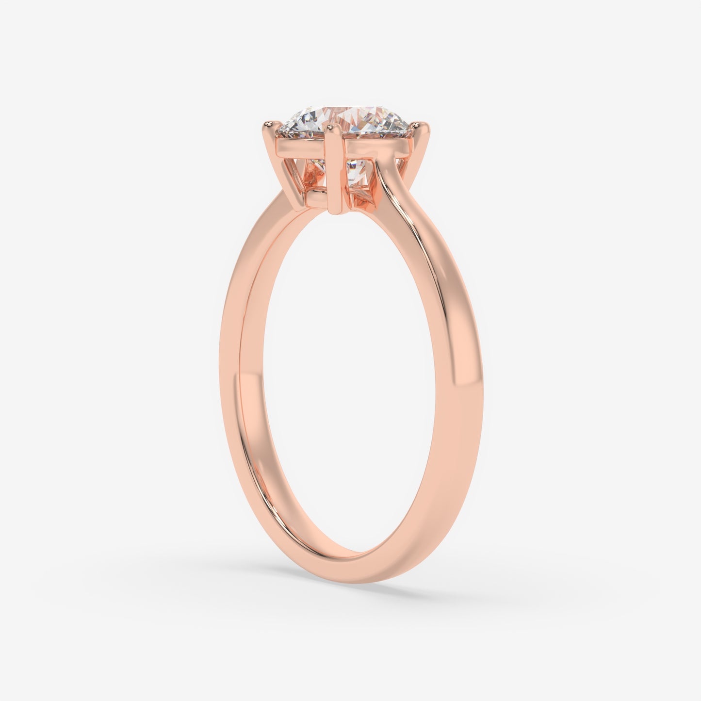Classic Elegance Solitaire Ring - Round