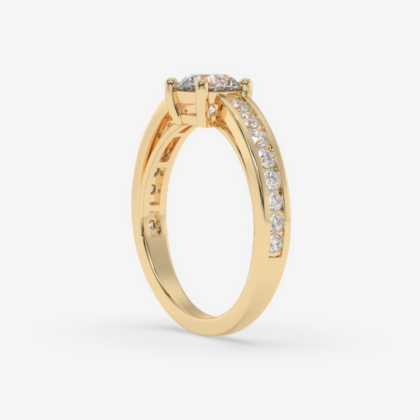 Radiant Cascade Ring - Round