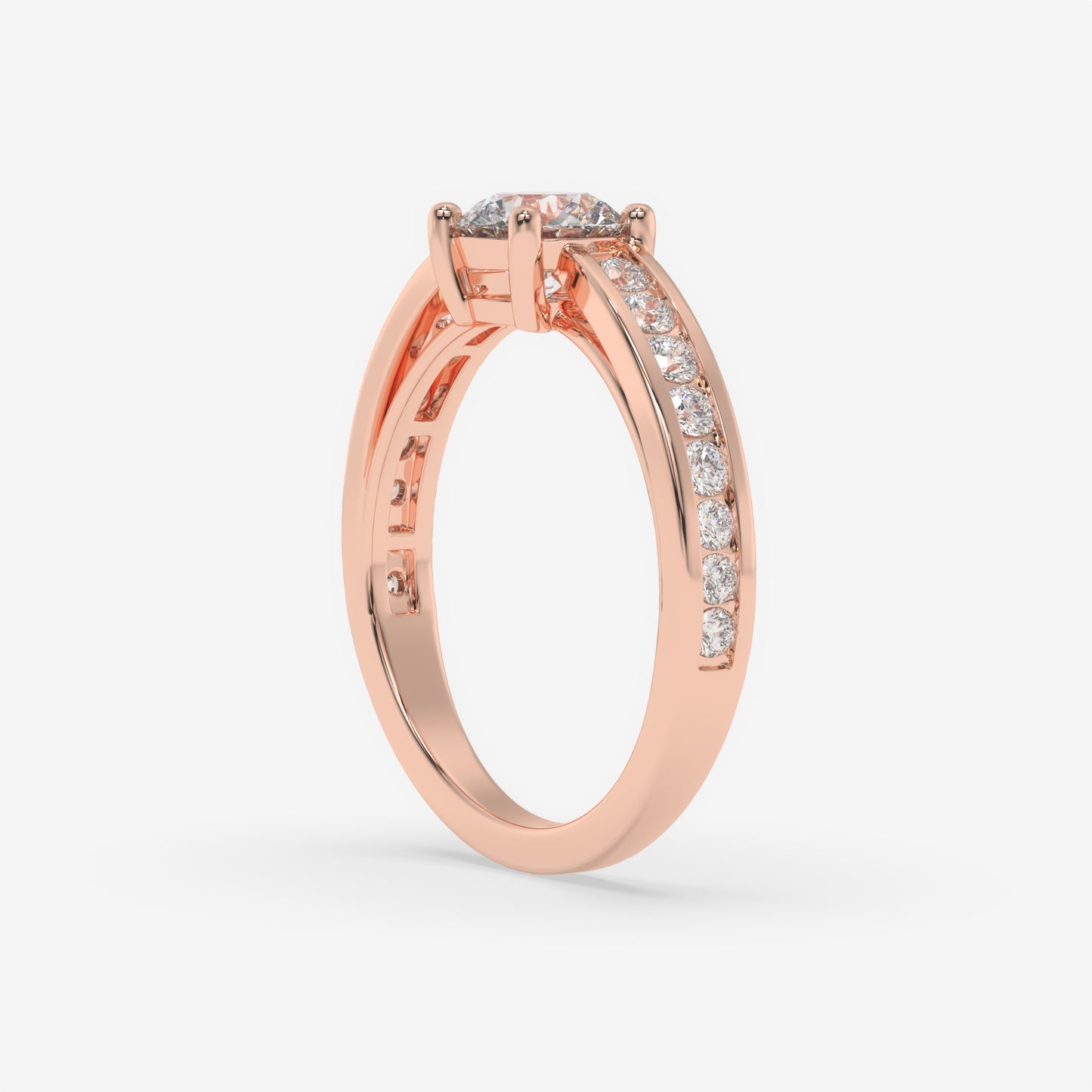 Radiant Cascade Ring - Round