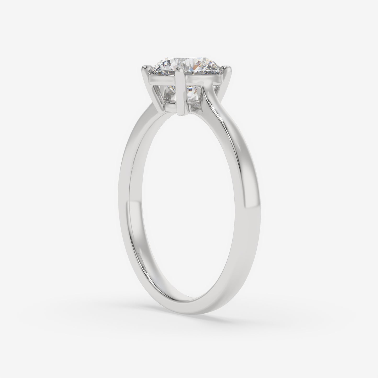 Classic Elegance Solitaire Ring - Round