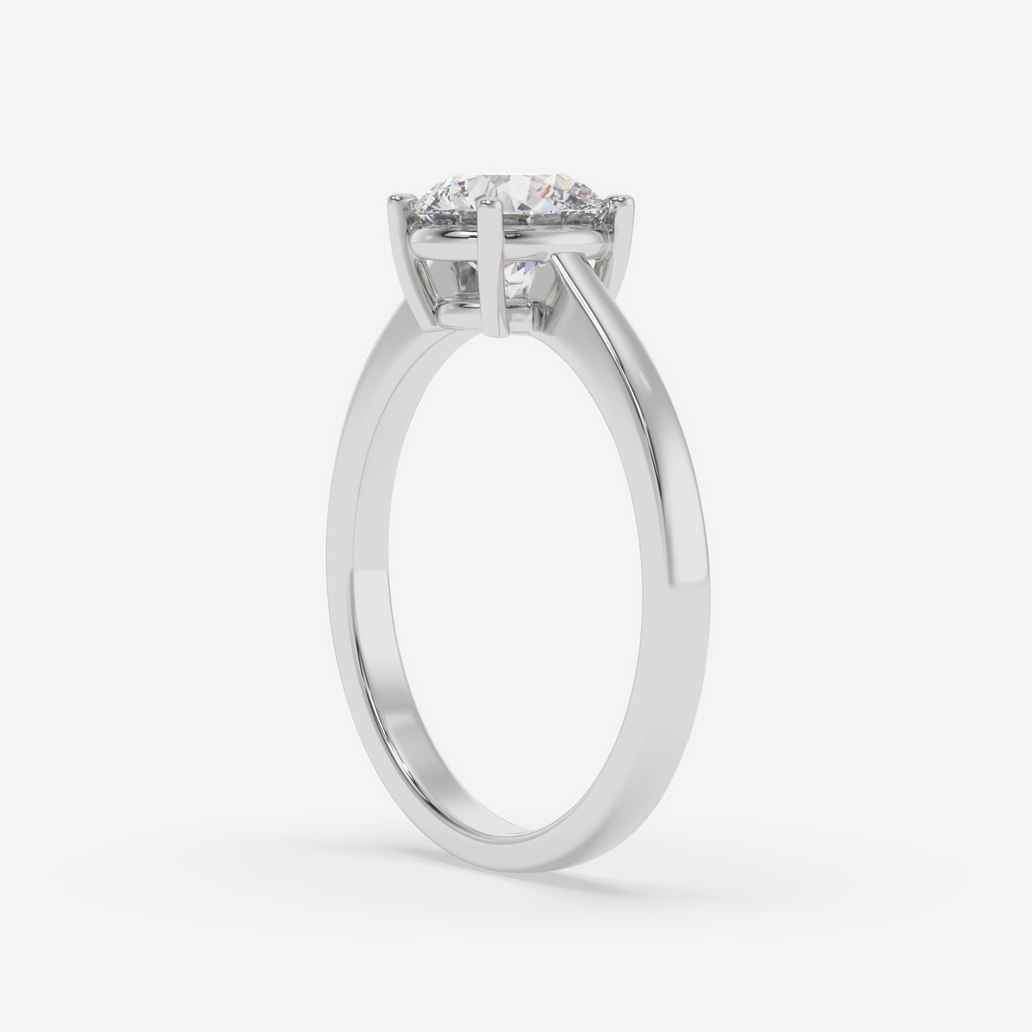Classic Solitaire Diamond Ring - Round