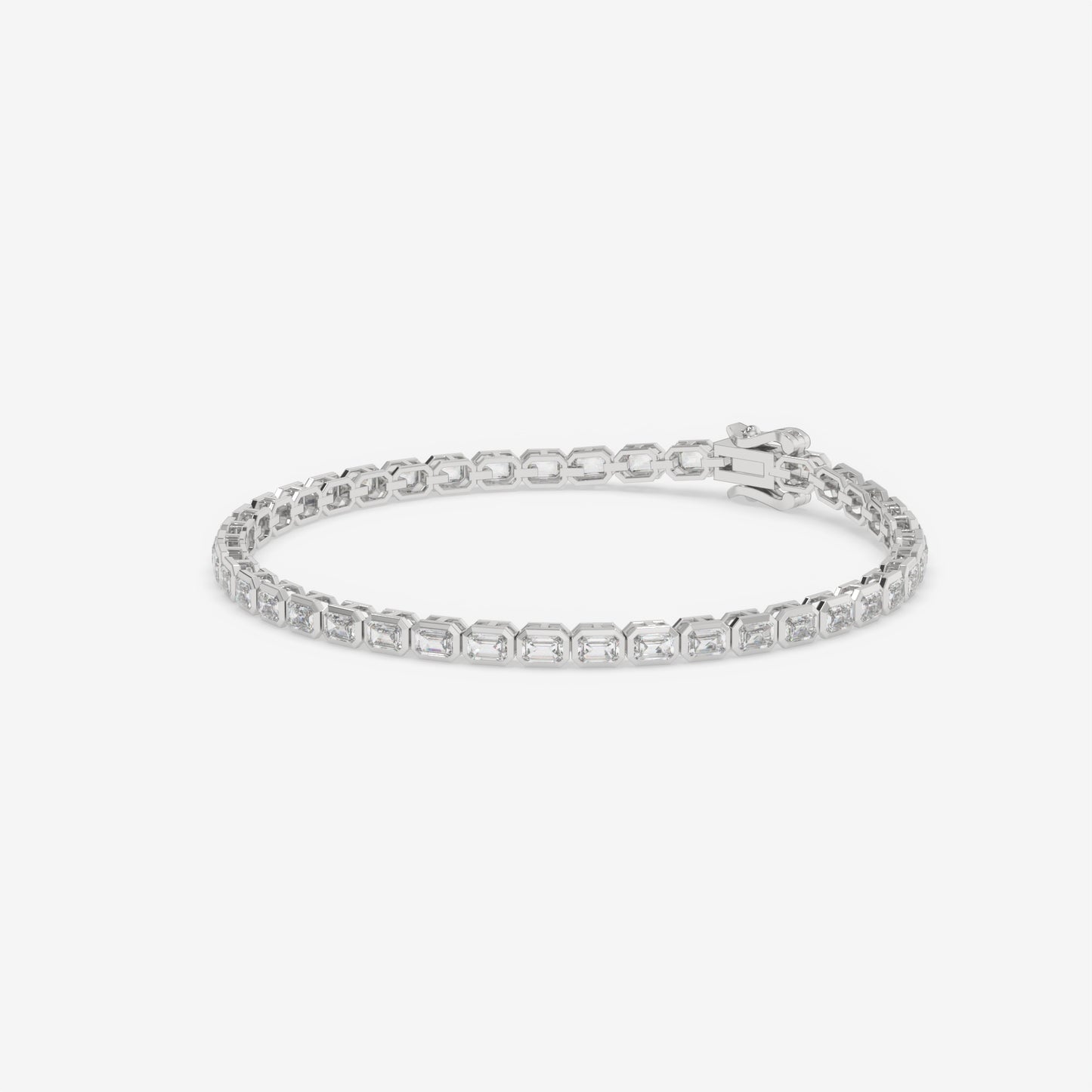 Emerald Elegance Tennis Bracelet
