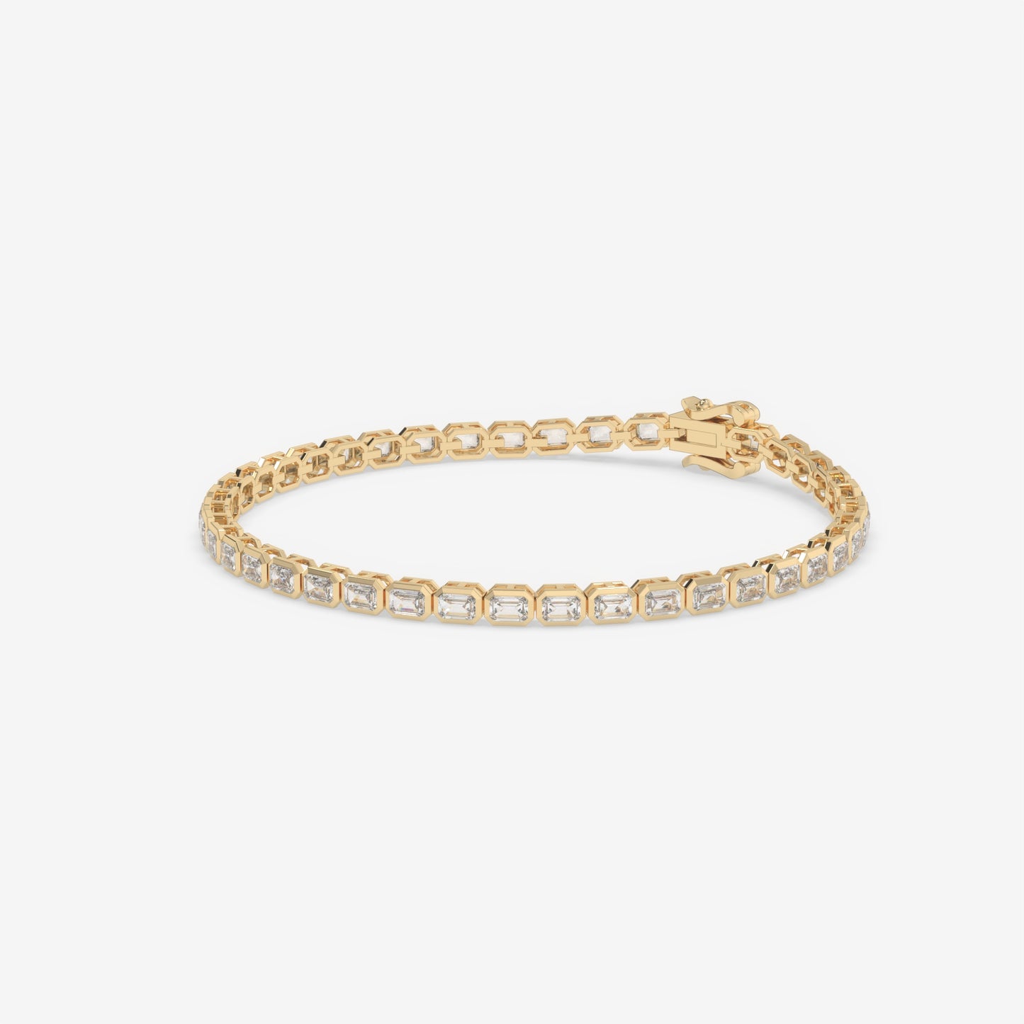 Emerald Elegance Tennis Bracelet