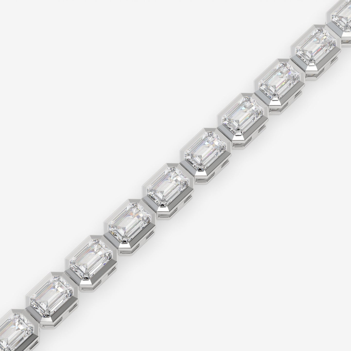 Emerald Elegance Tennis Bracelet