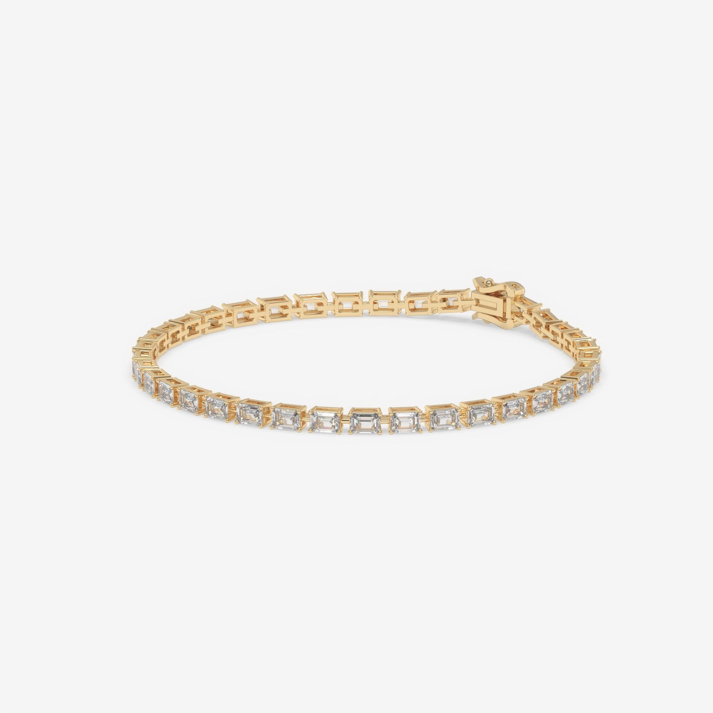 Pure Emerald Line Bracelet