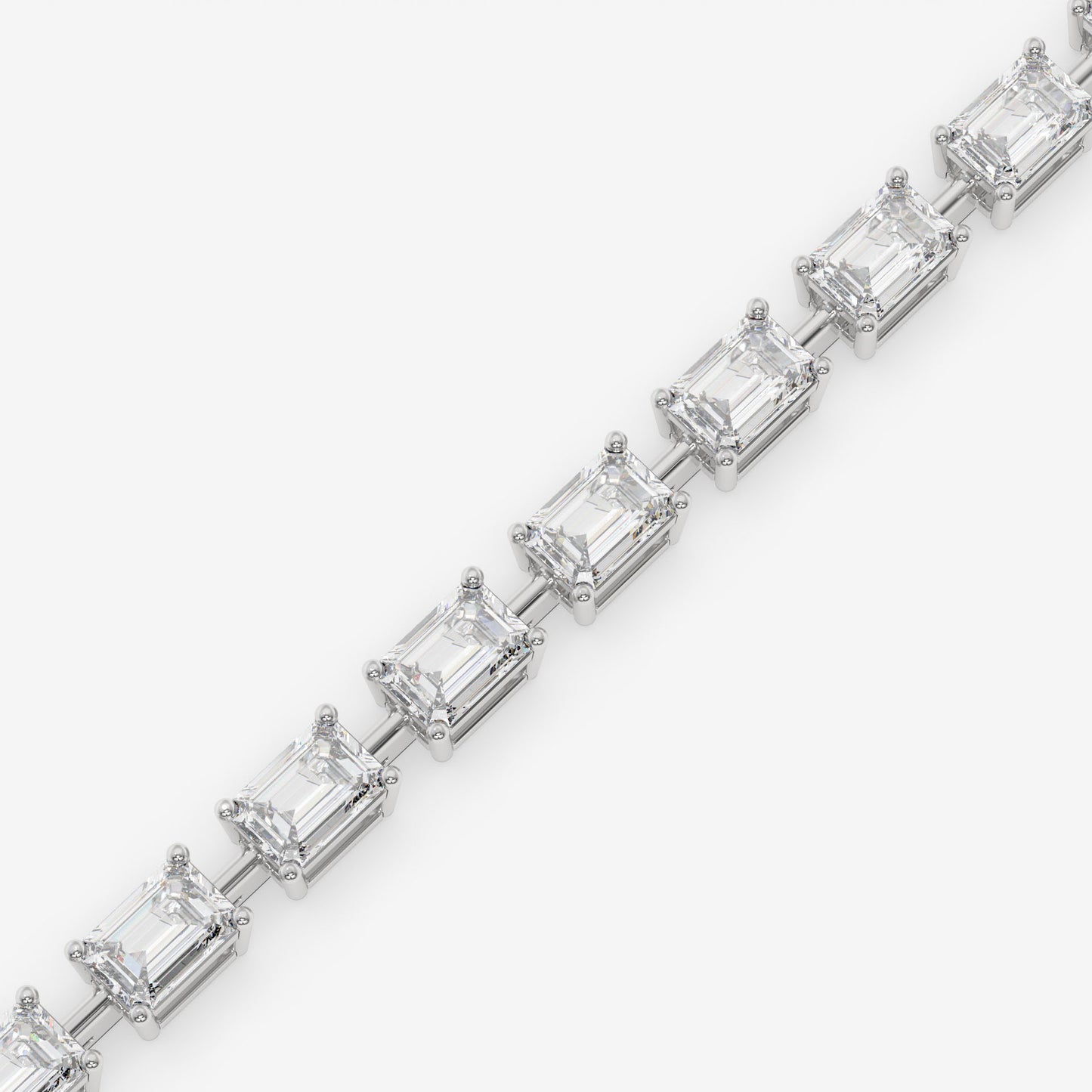 Pure Emerald Line Bracelet