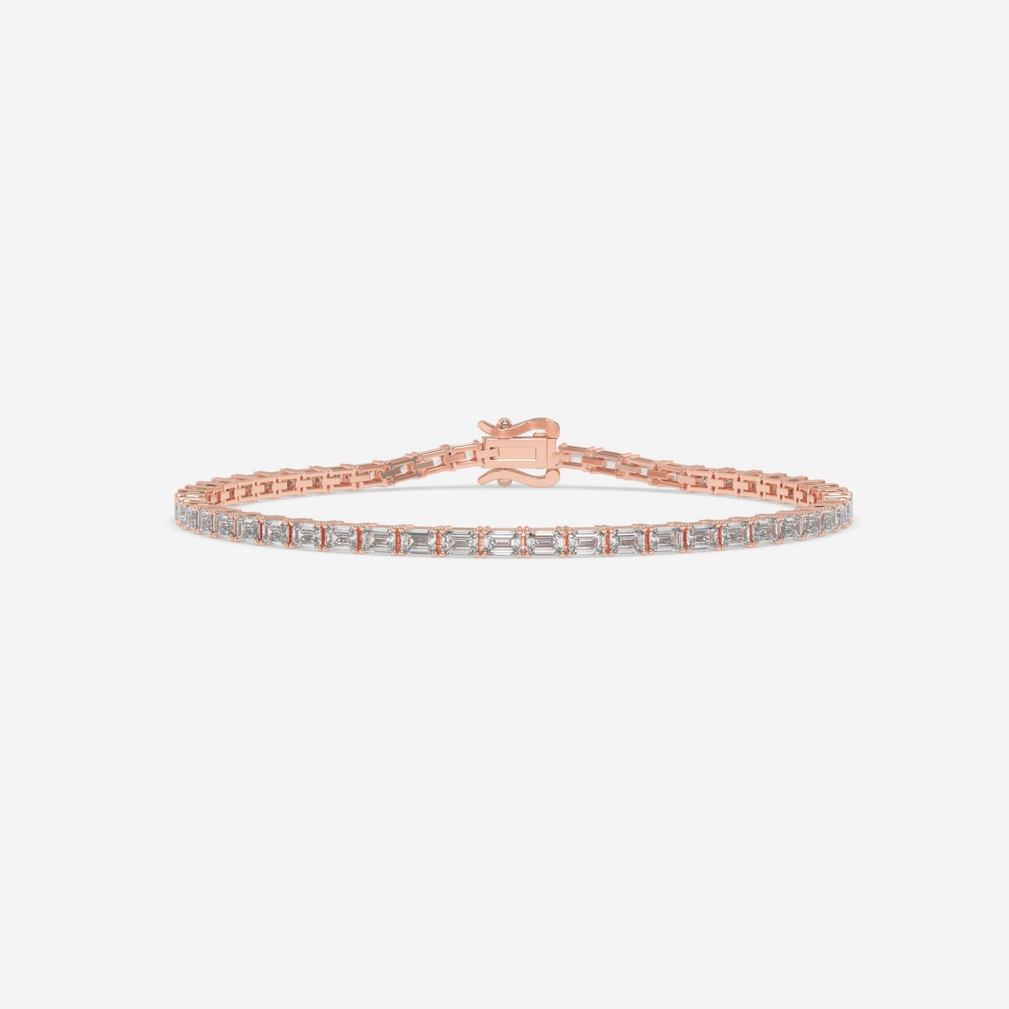 Emerald Geometry Tennis Bracelet