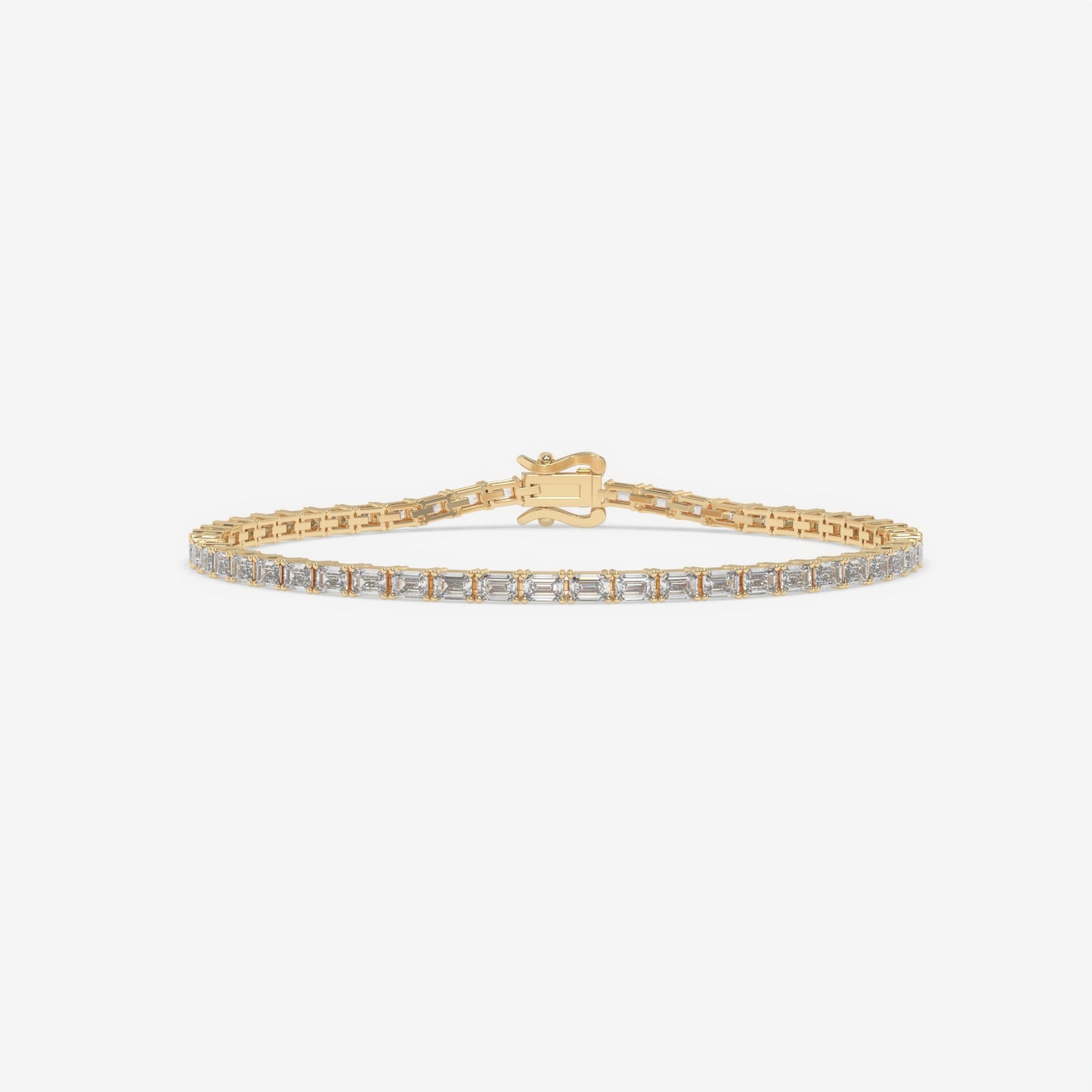 Emerald Geometry Tennis Bracelet