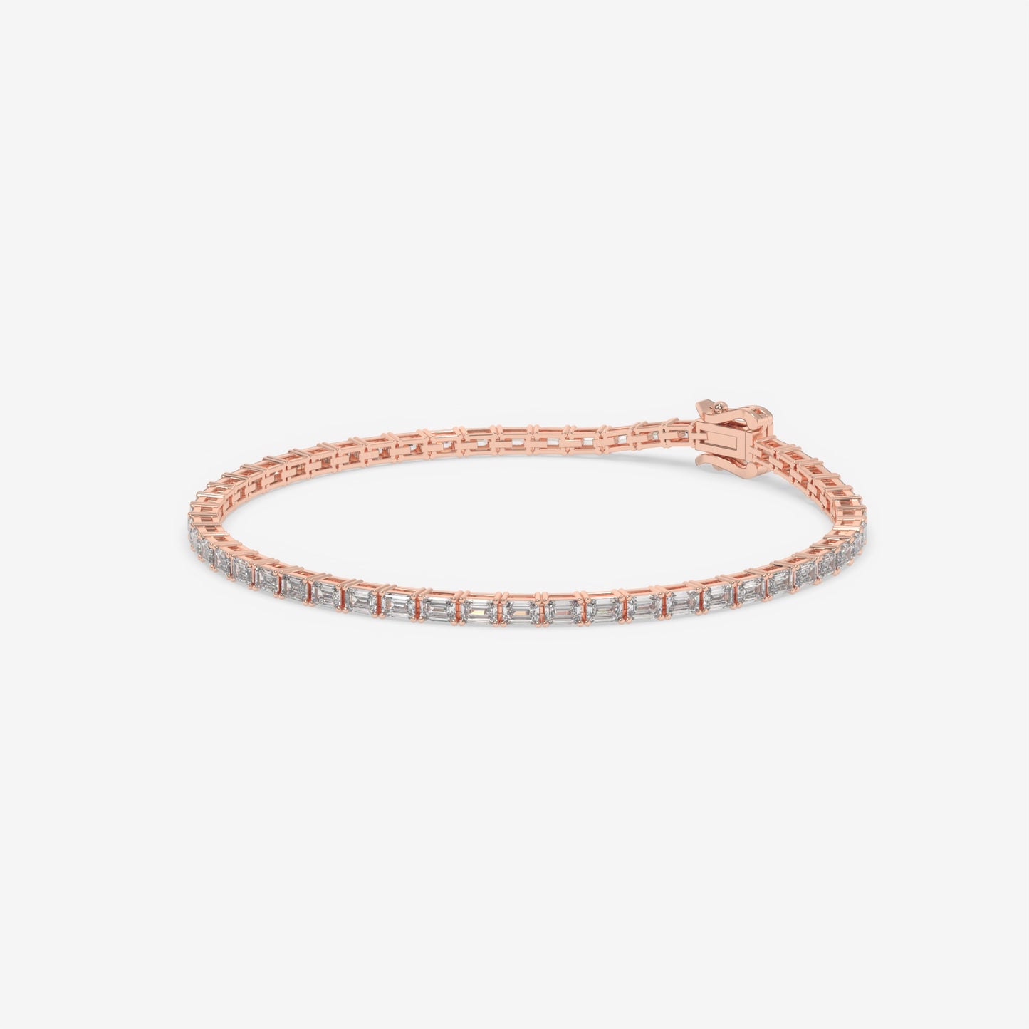 Emerald Geometry Tennis Bracelet