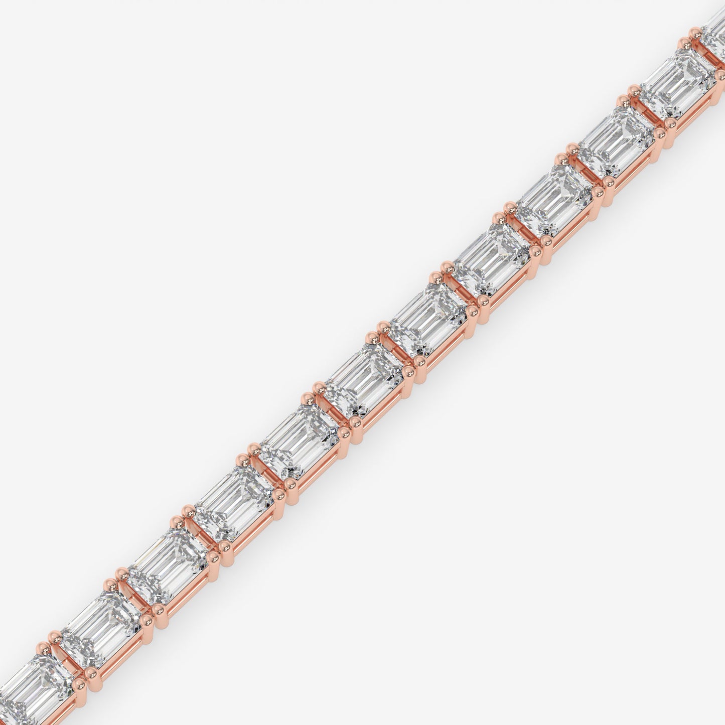 Emerald Geometry Tennis Bracelet