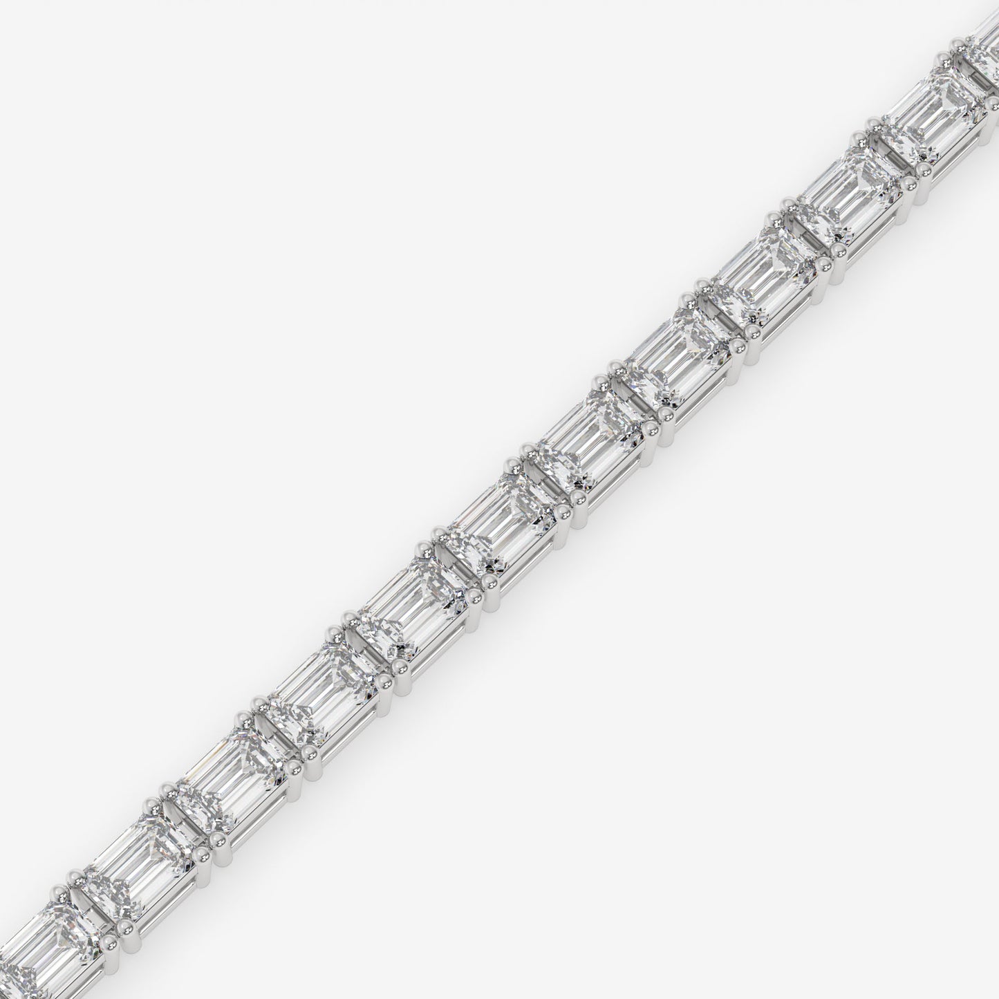 Emerald Geometry Tennis Bracelet