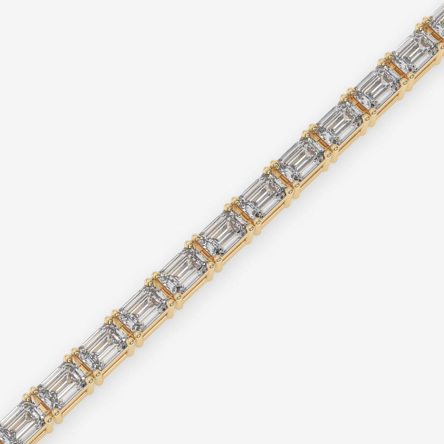 Emerald Geometry Tennis Bracelet