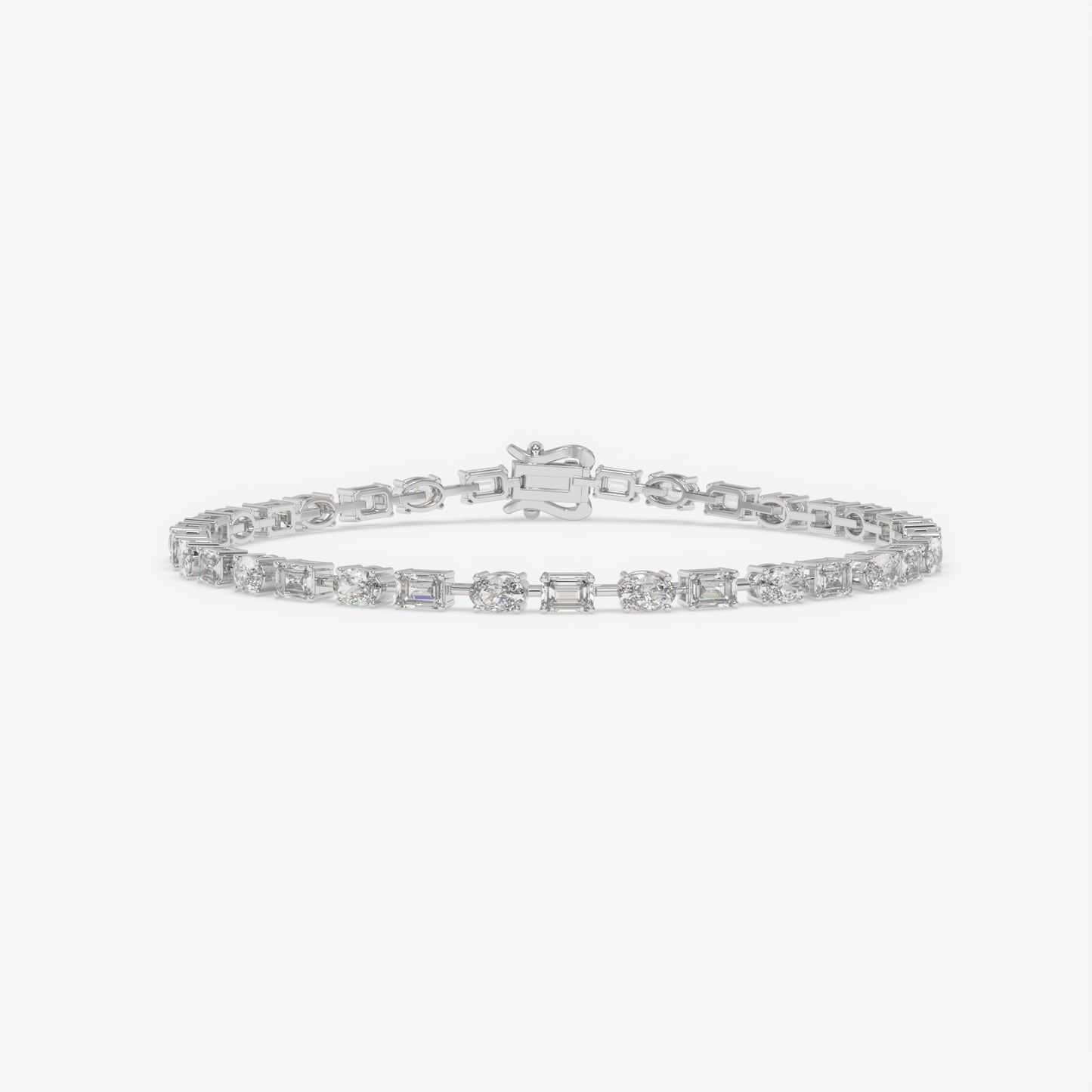 Dual Brilliance Emerald & Oval Bracelet