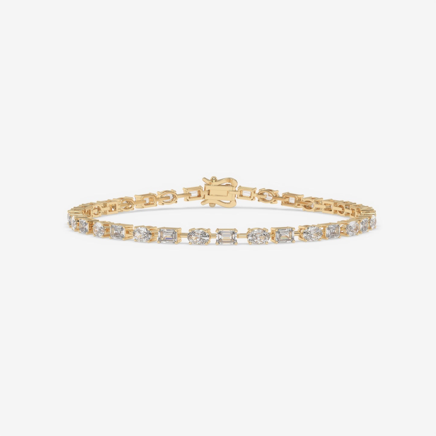 Dual Brilliance Emerald & Oval Bracelet