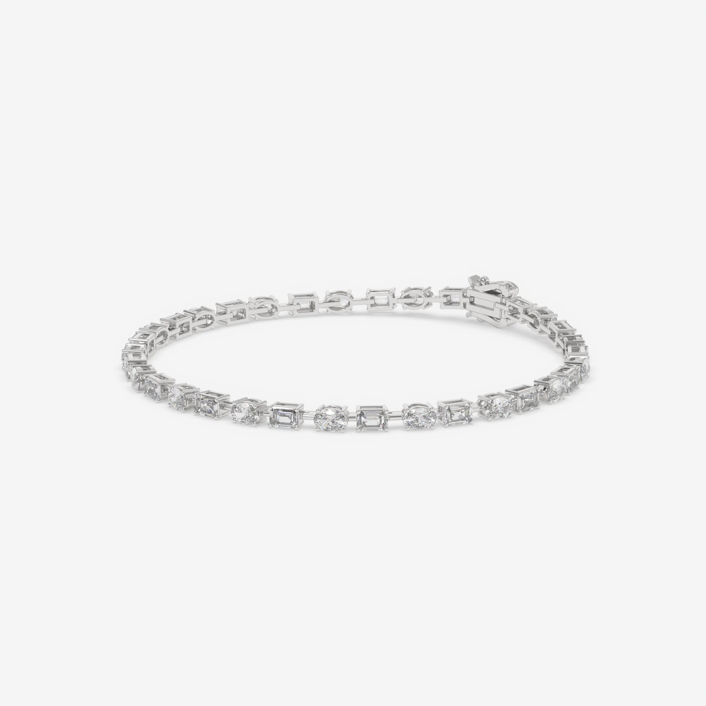 Dual Brilliance Emerald & Oval Bracelet