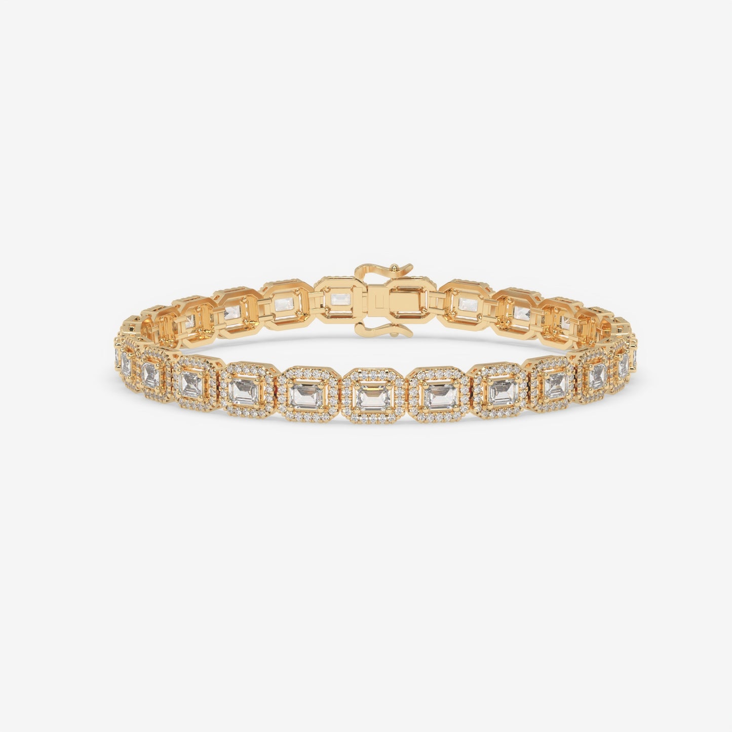 Regal Radiance Emerald Bracelet