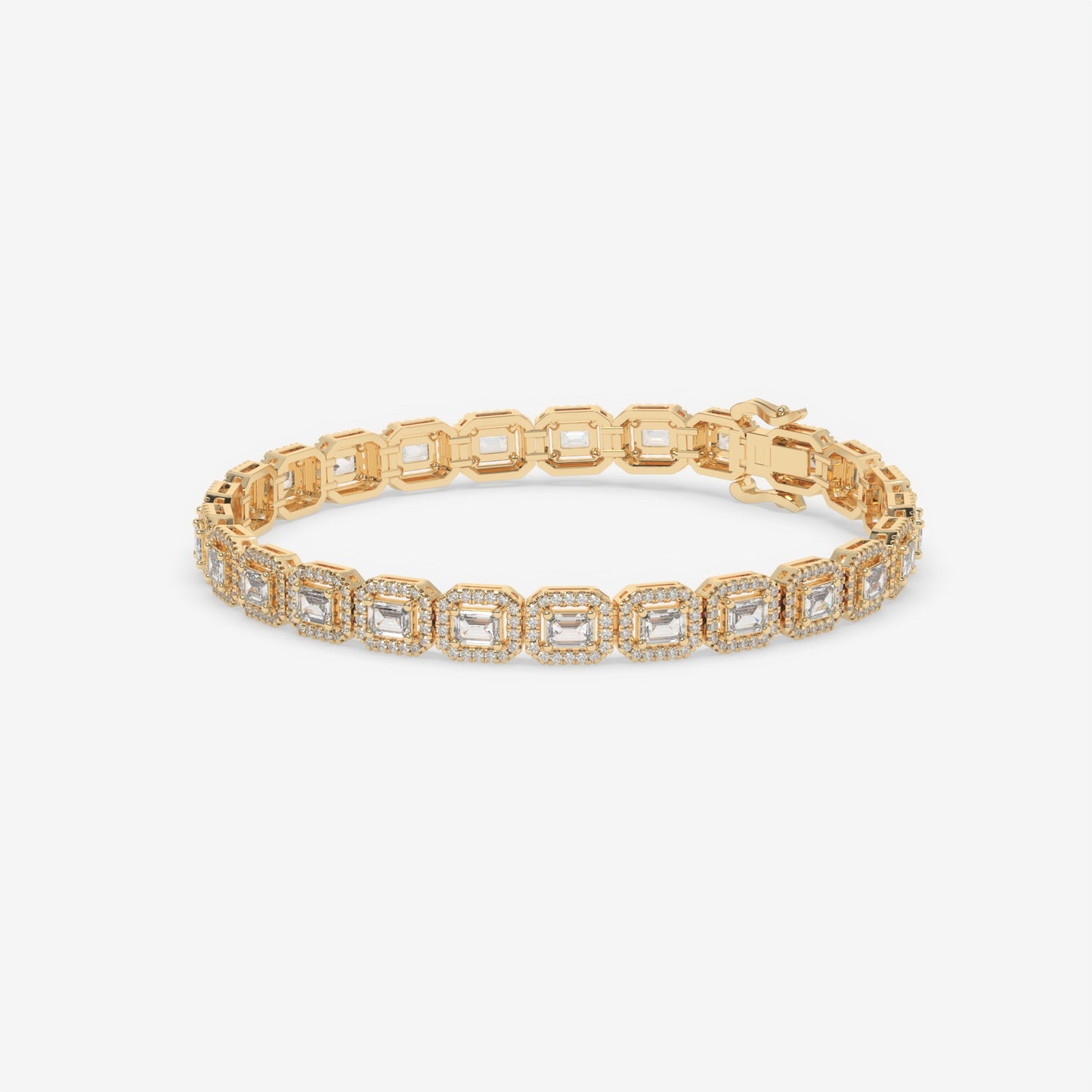 Regal Radiance Emerald Bracelet