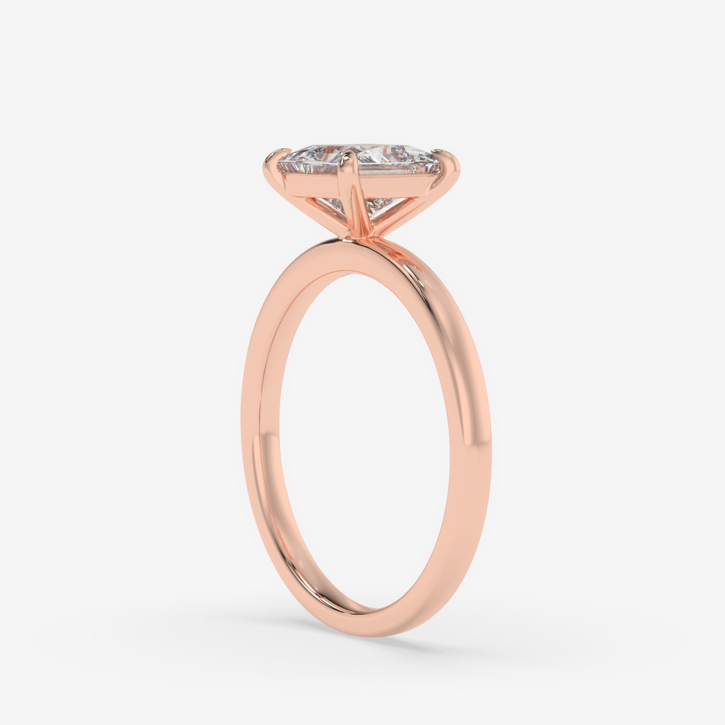 Radiant Edge Princess Ring