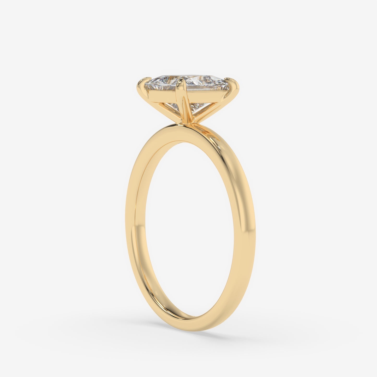 Radiant Edge Princess Ring